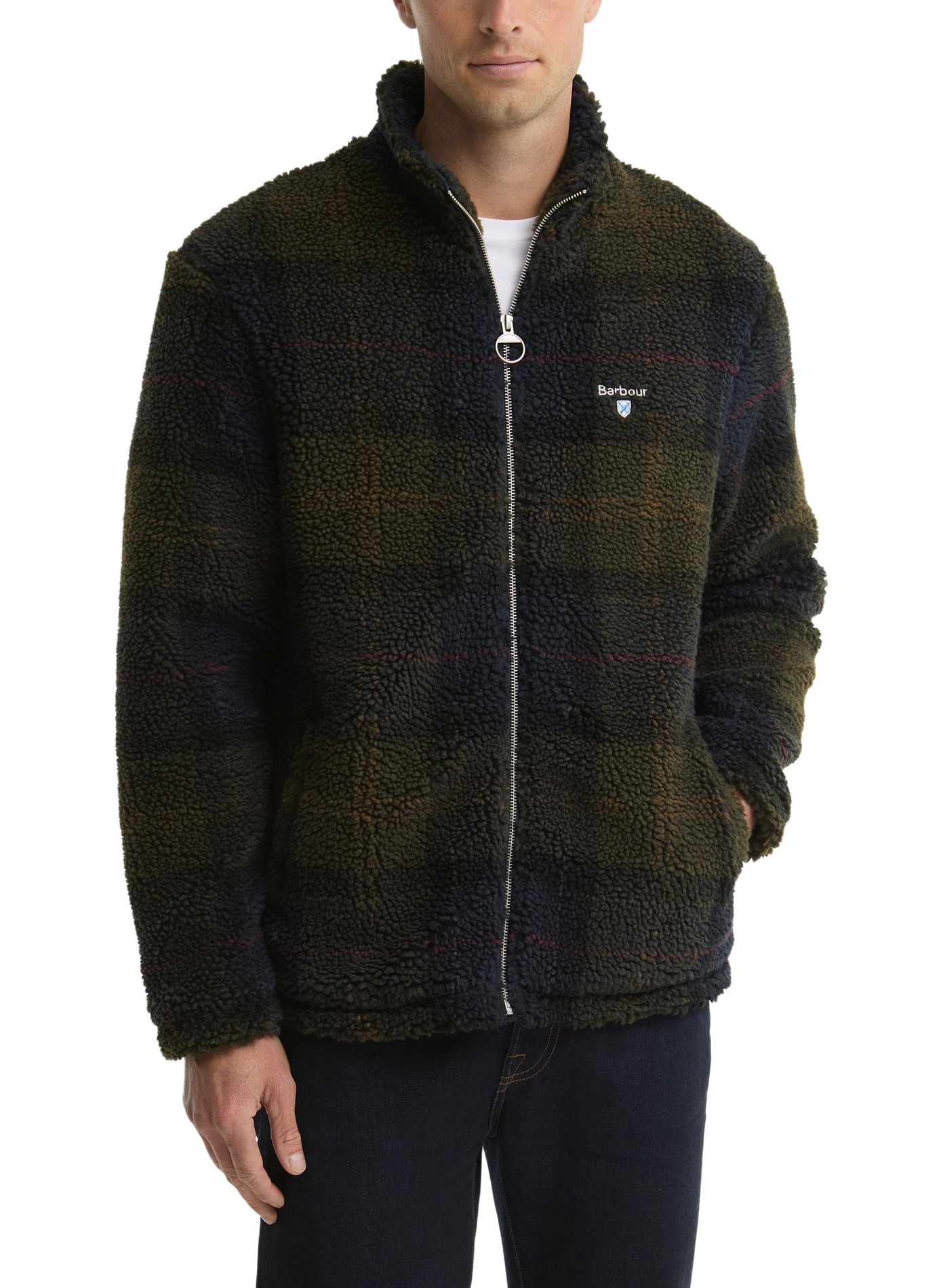 Tartan Fleece Jacket BARBOUR Multicolour