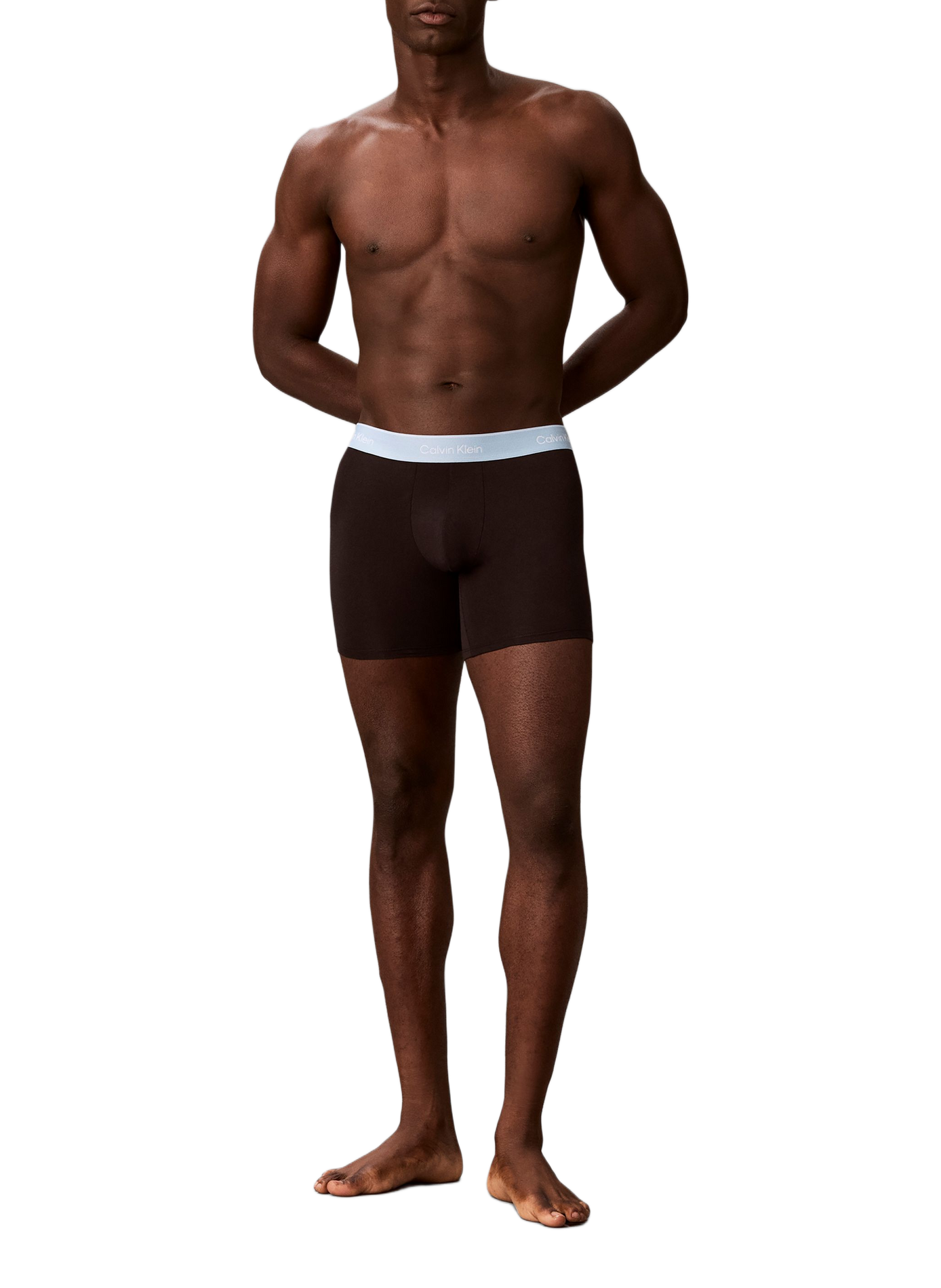 Set aus 3 Boxershorts aus Baumwollmischung CALVIN KLEIN Schwarz
