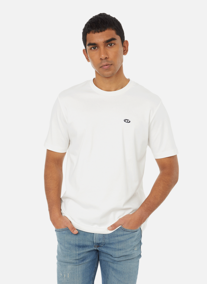 T-shirt monogramme en coton DIESEL