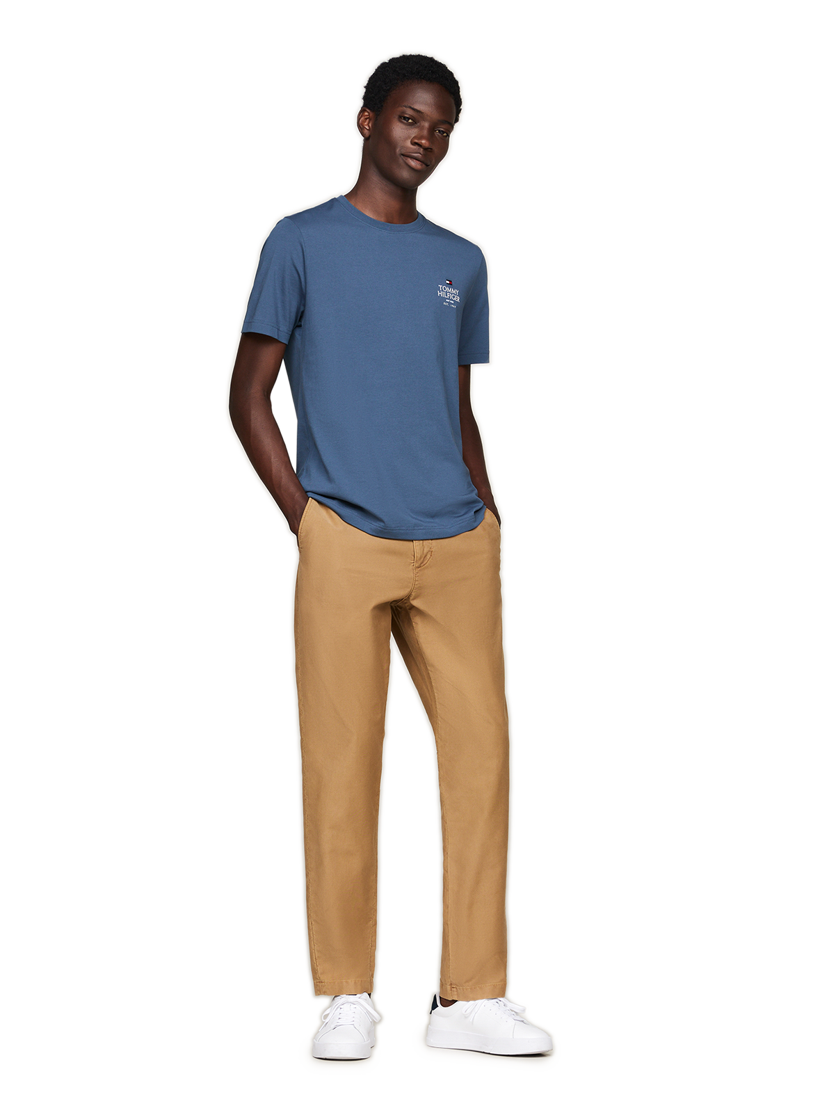 Cotton T-shirt TOMMY HILFIGER Blue
