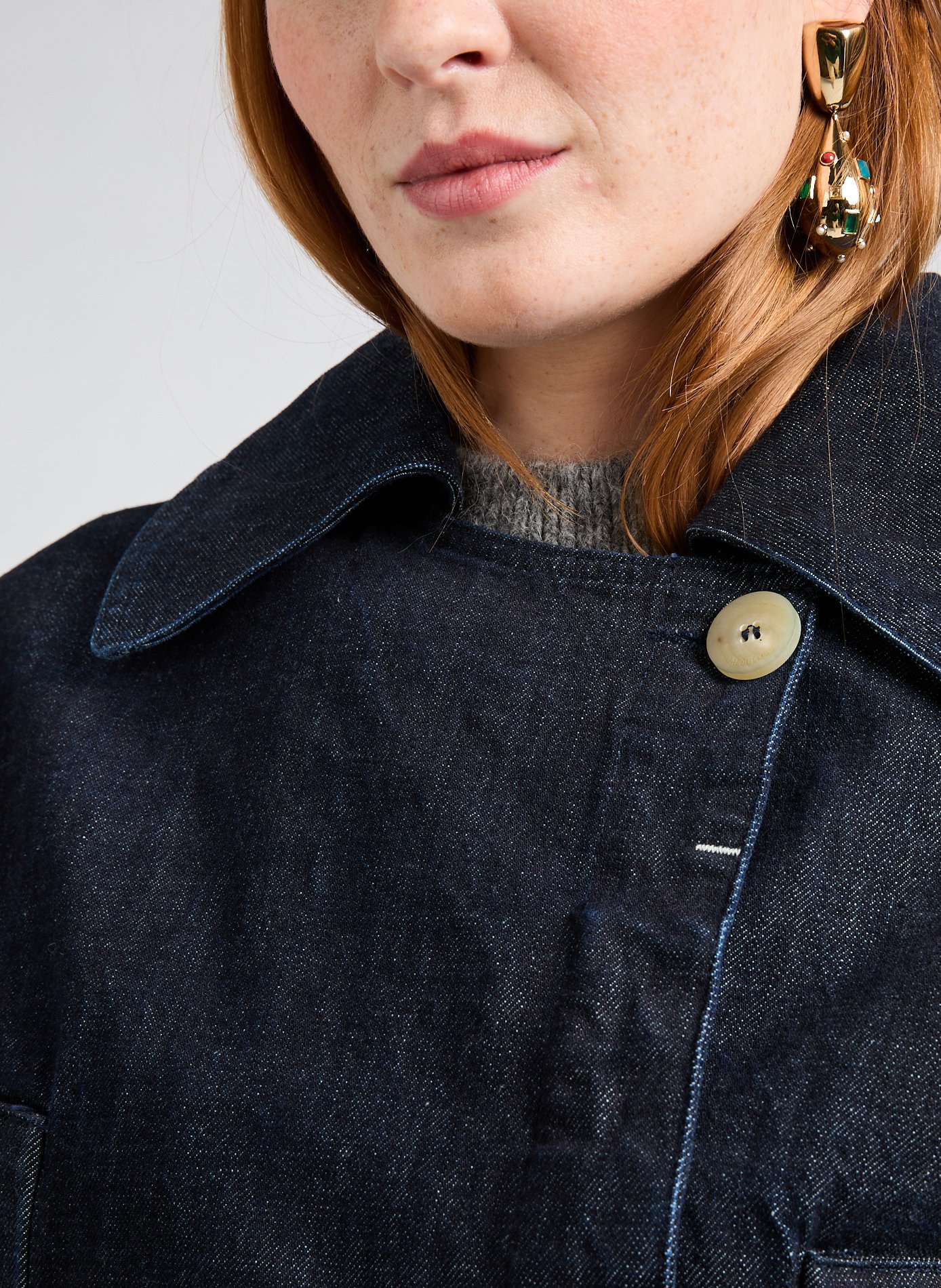 La veste de-Nîmes Marino JACQUEMUS Bleu