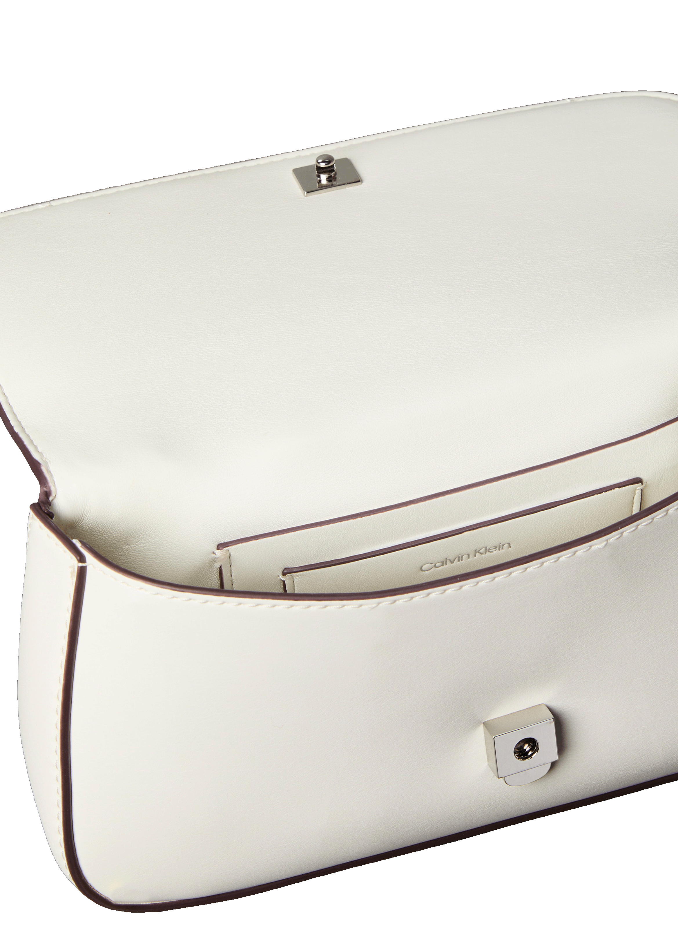 Sac à bandoulière avec chaine  CALVIN KLEIN Blanc