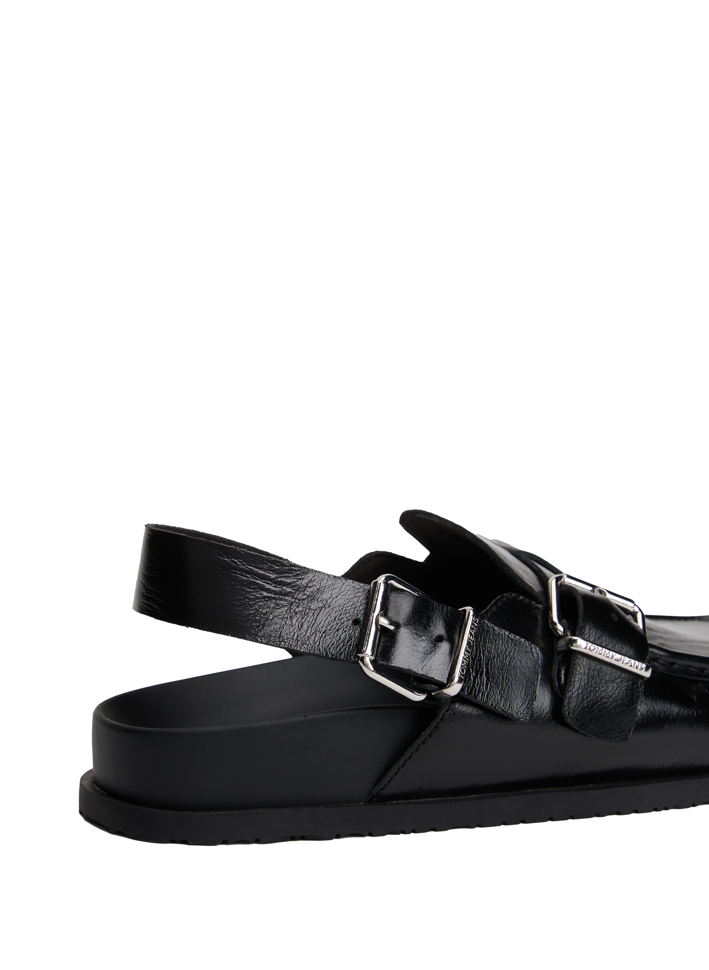 Mules vernies en cuir  TOMMY HILFIGER Noir