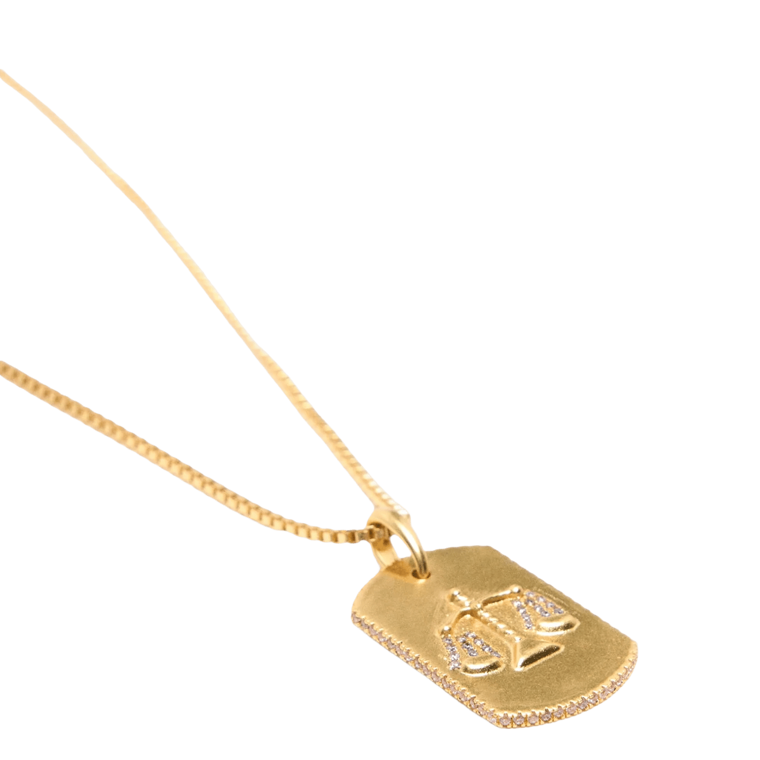 Collier en laiton MAJE Doré