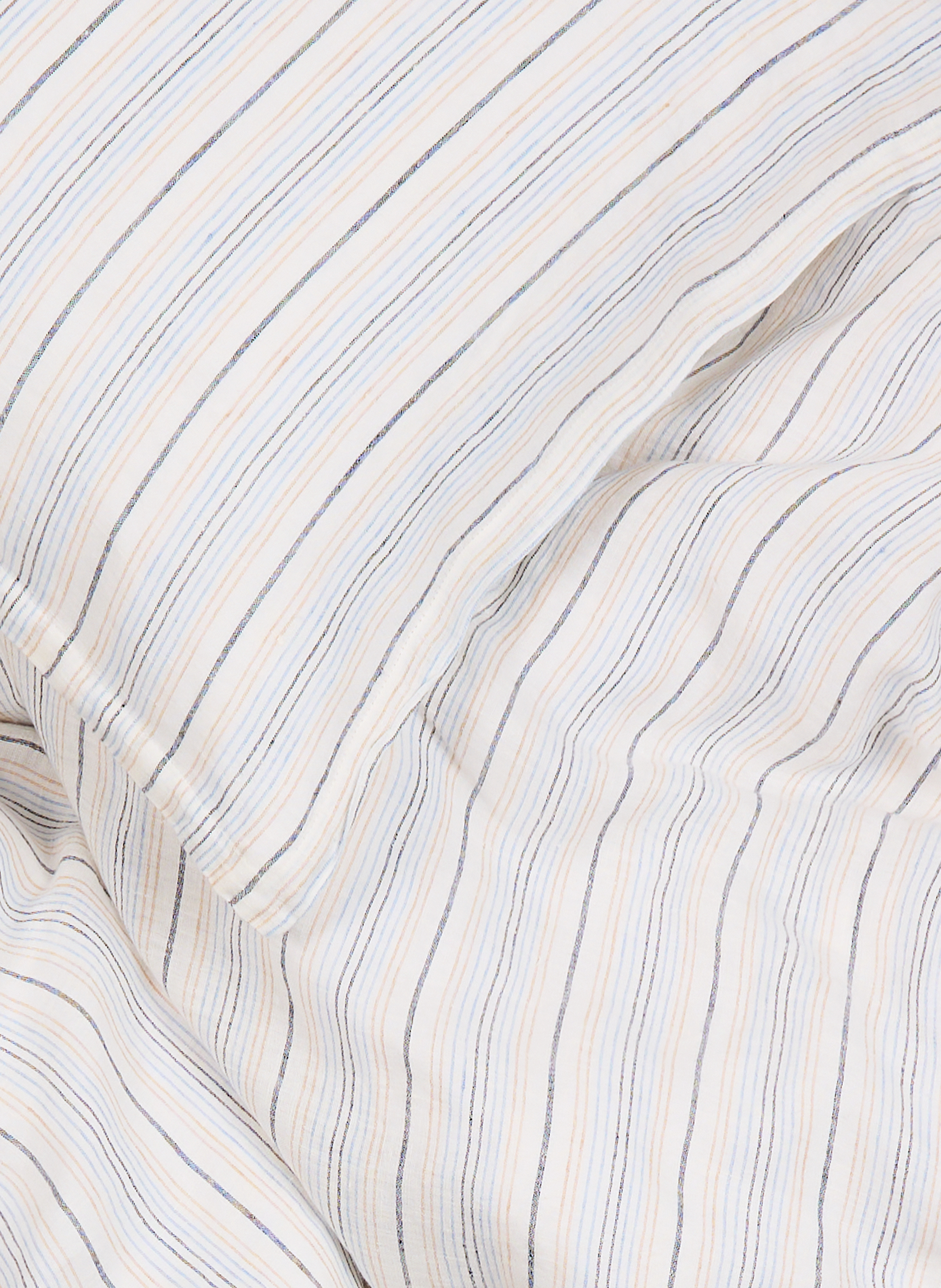 Housse de couette en lin lavé AU PRINTEMPS PARIS Multicolore