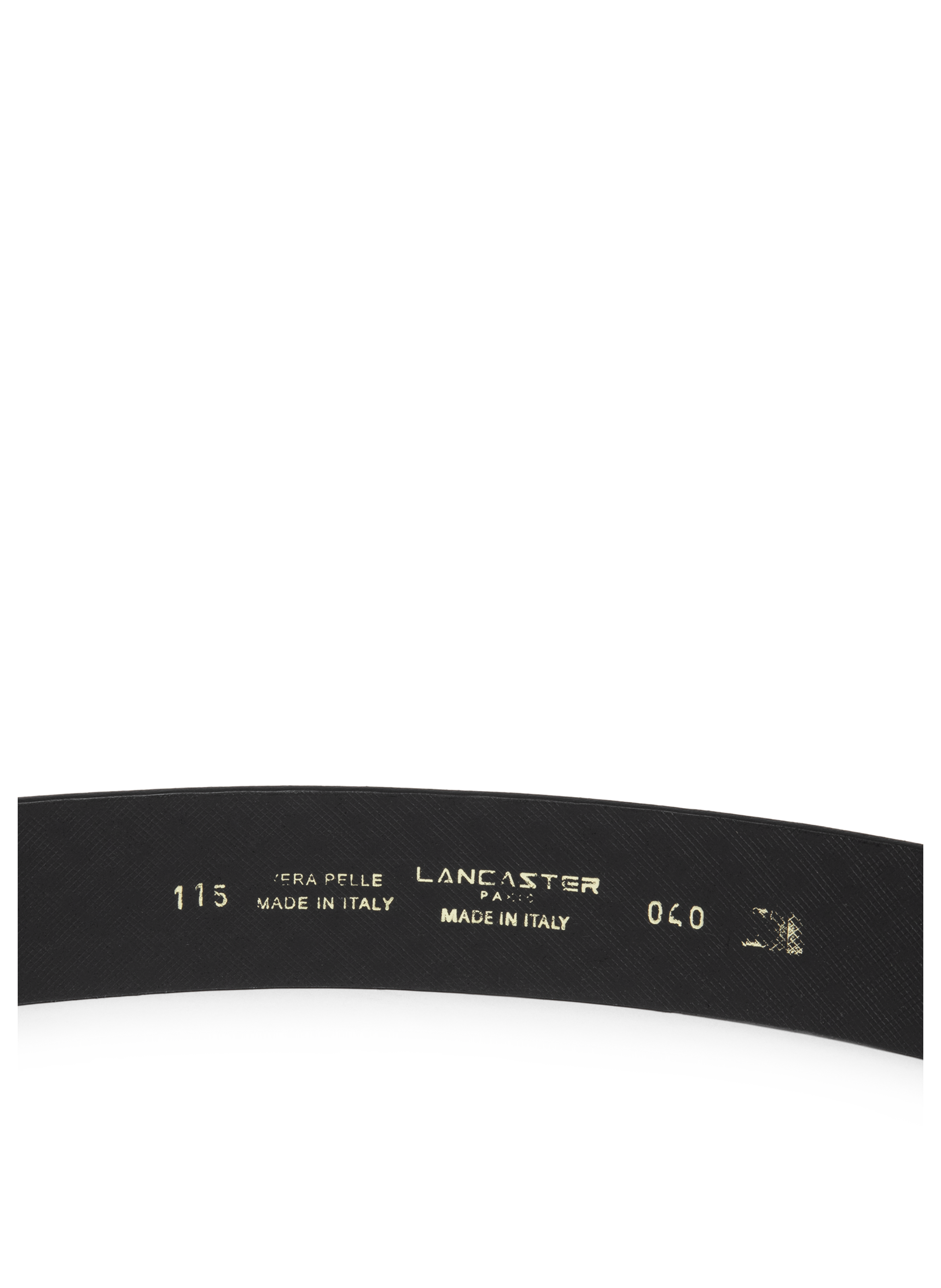 Ceinture - ceinture cuir végétal LANCASTER Noir