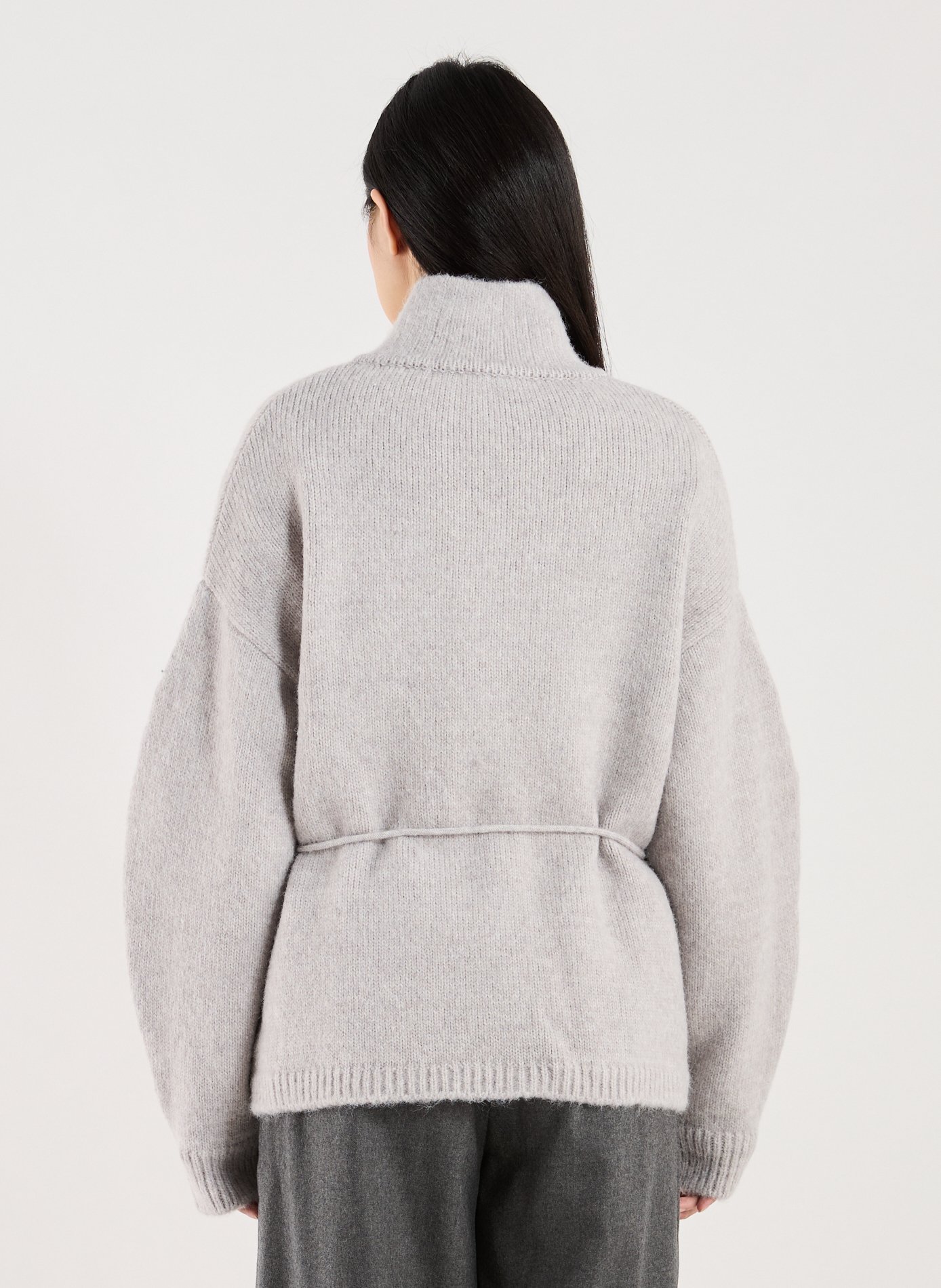 Cardigan col montant LE 17 SEPTEMBRE Gris