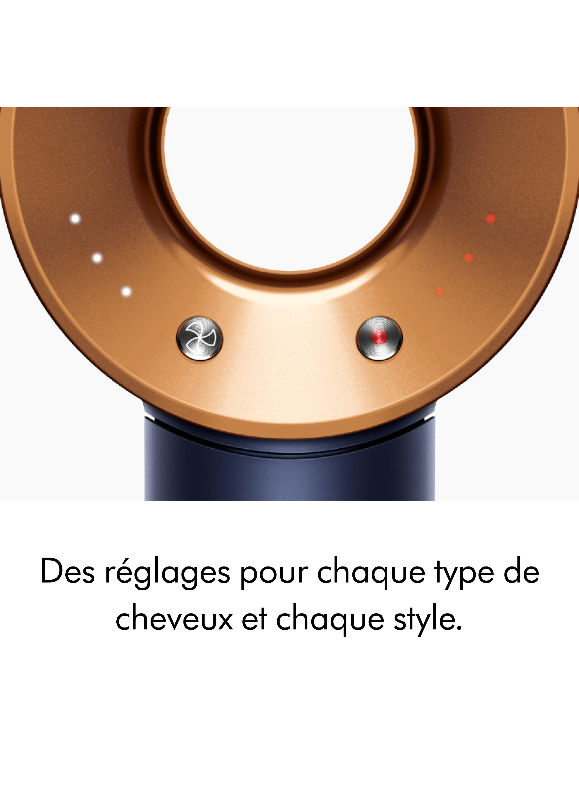 Supersonic™ Straight to Wavy Hair Prussian Blue Copper DYSON No color