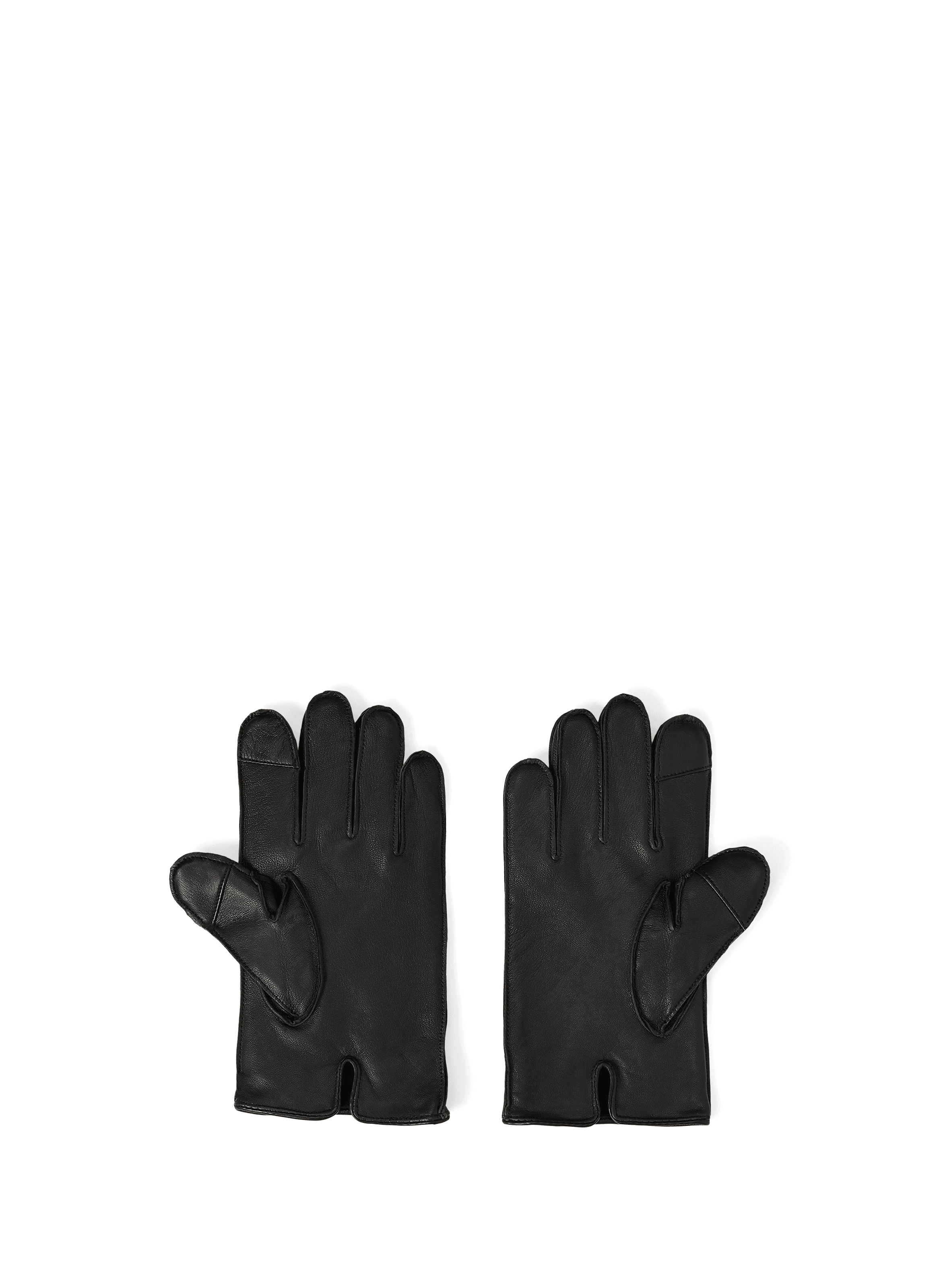 POLO RALPH LAUREN Gants en cuir Noir