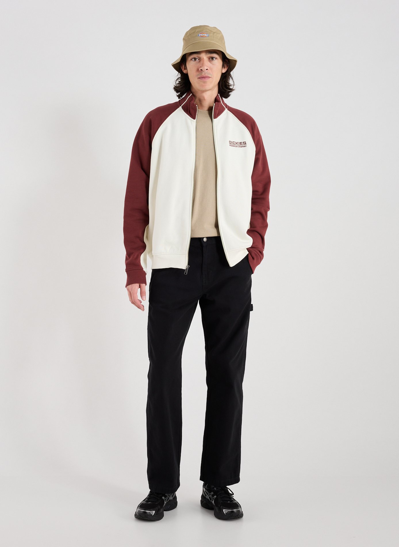 Cotton sweatshirt DICKIES Red