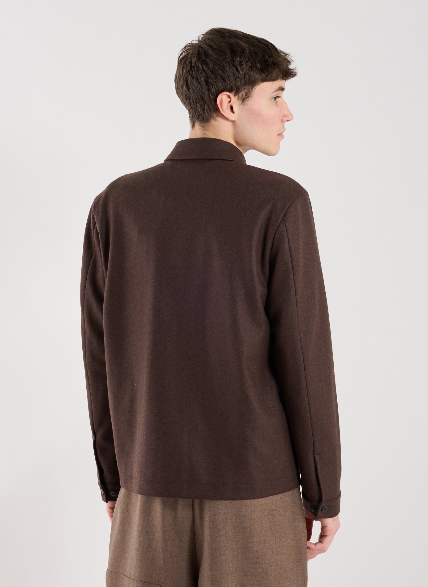 Wool jacket SUNSPEL Brown