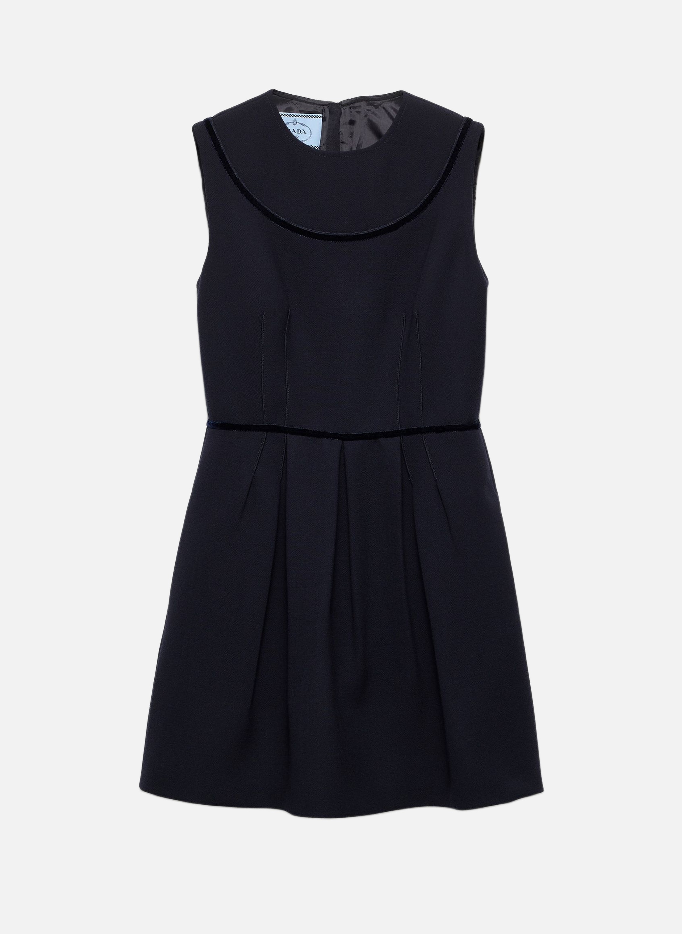 Robe en natté PRADA Bleu