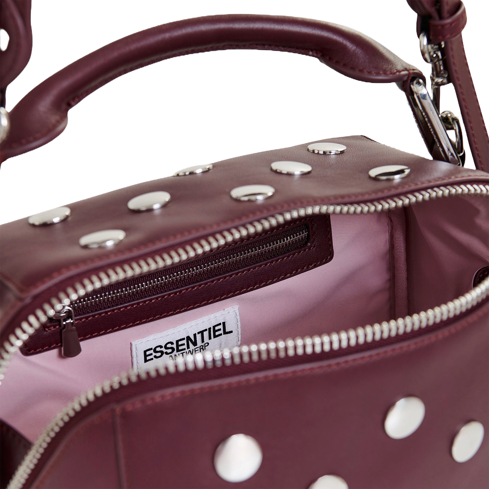 Sac bandoulière en cuir imona ESSENTIEL ANTWERP Rouge