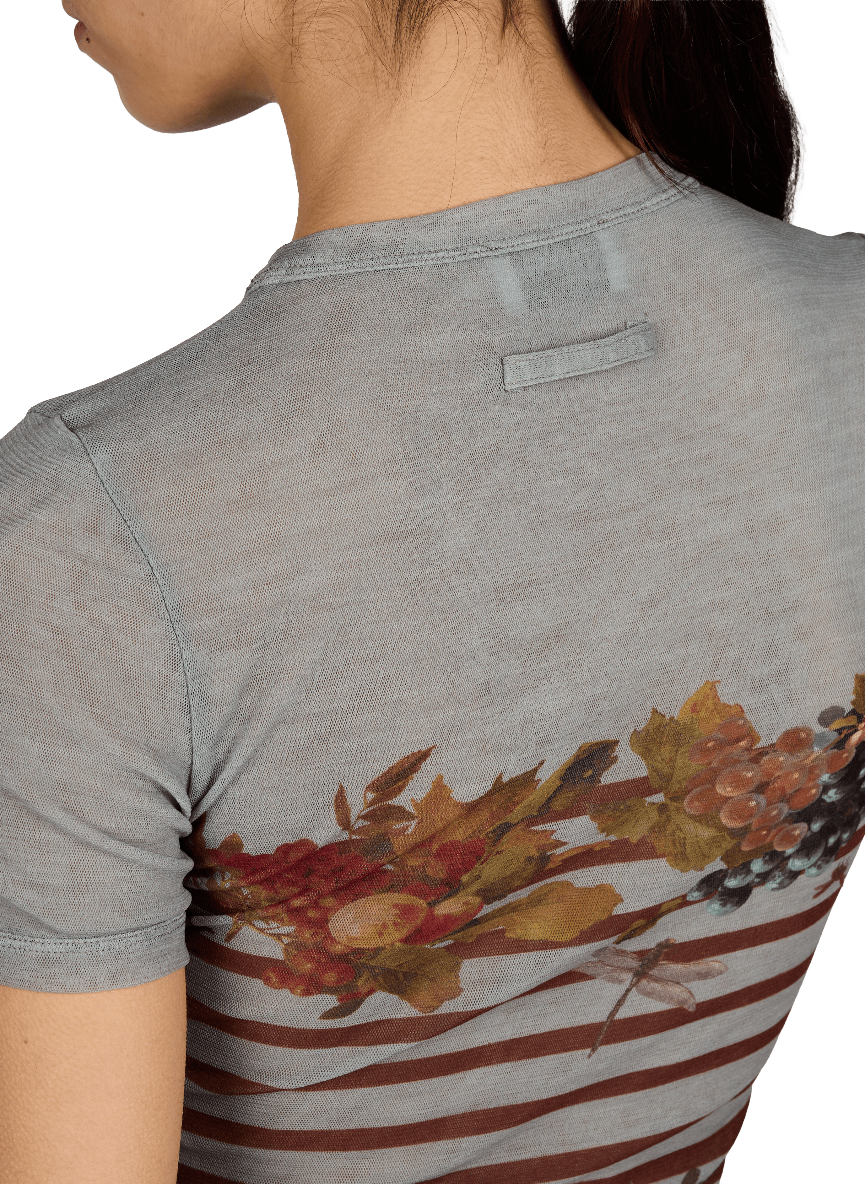 Printed sheer top JEAN PAUL GAULTIER Multicolour