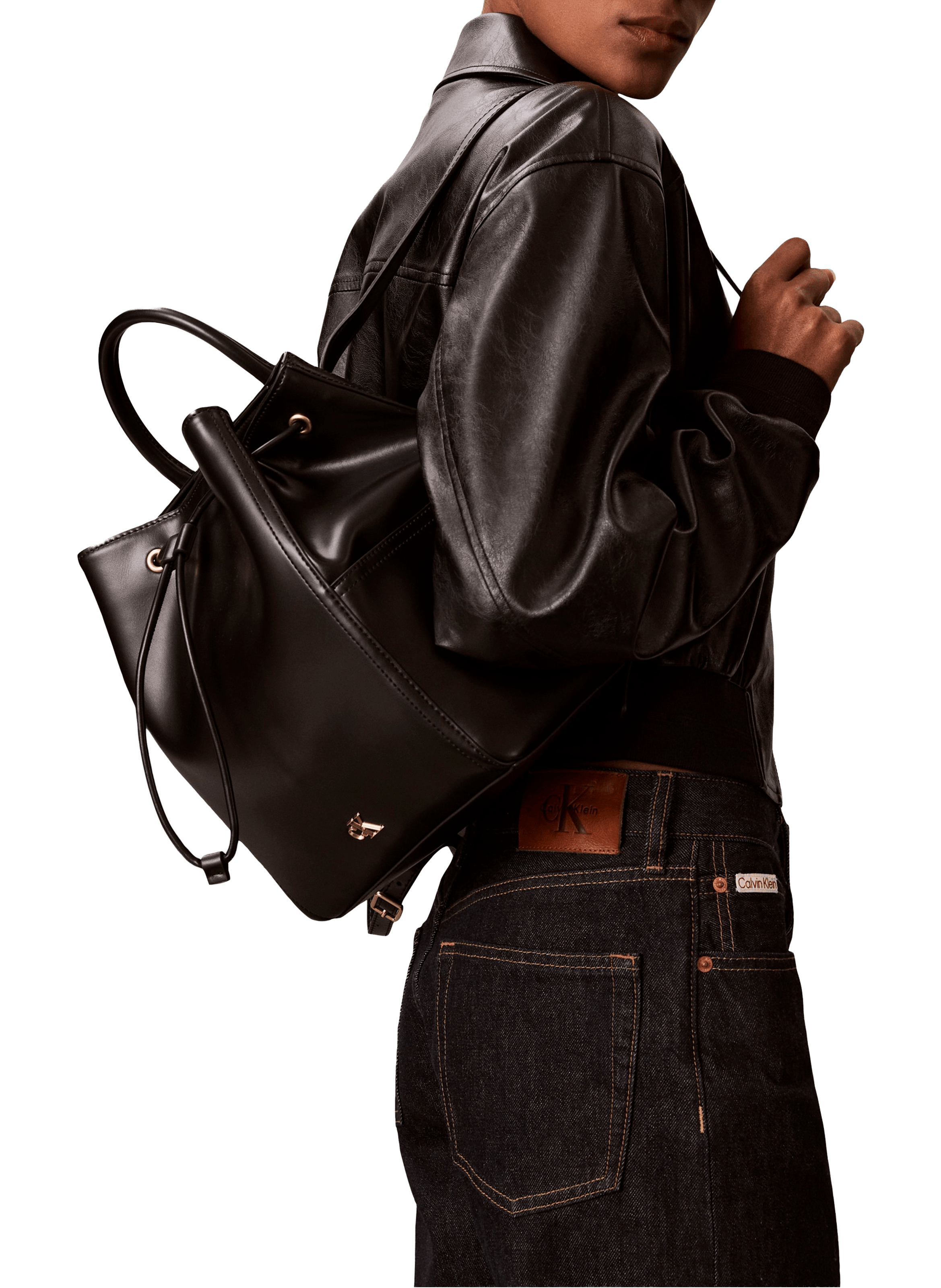 Bucket bag carried by hand CALVIN KLEIN Black