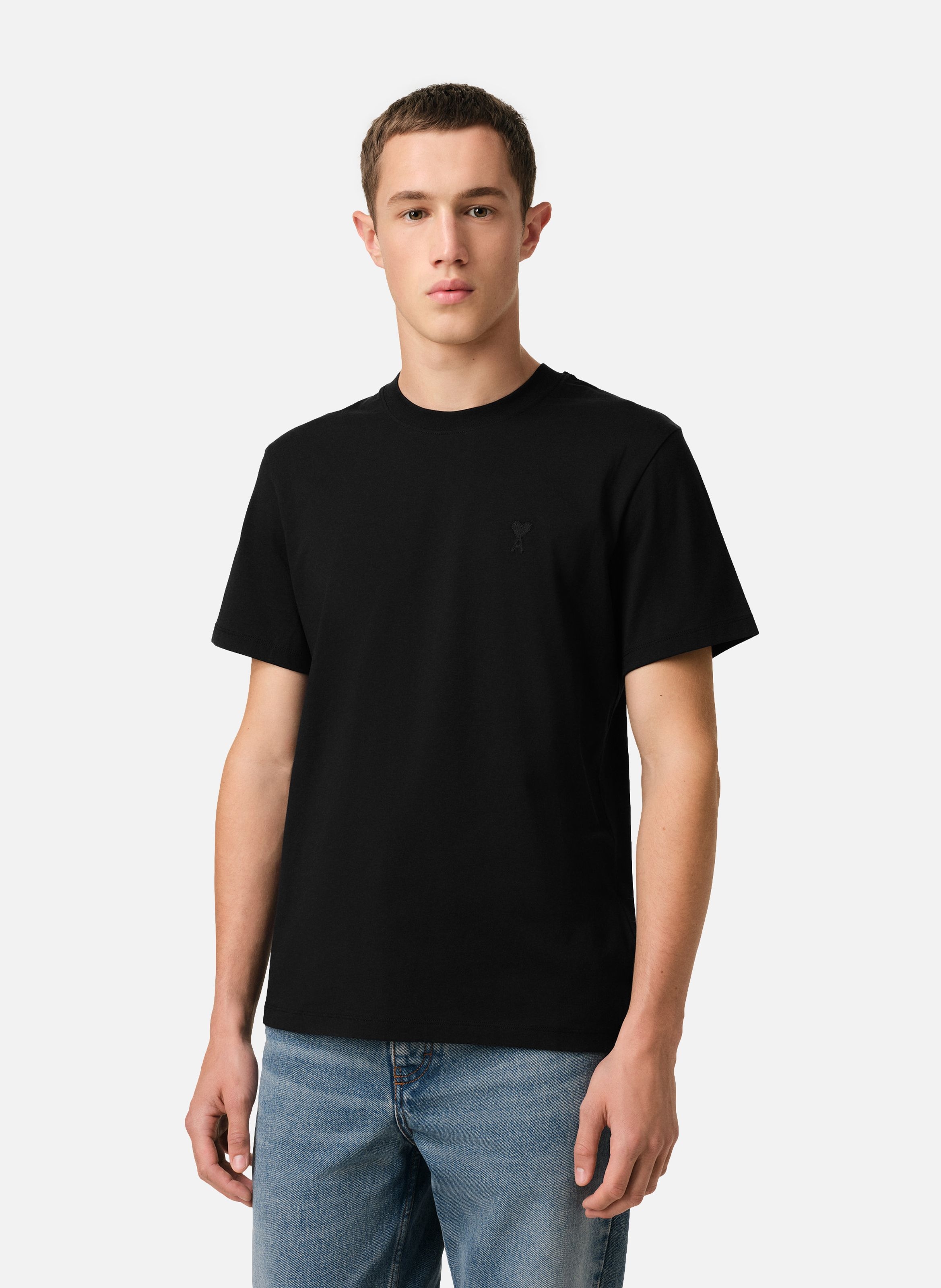 T-shirt Ami de Coeur unisexe AMI PARIS Noir