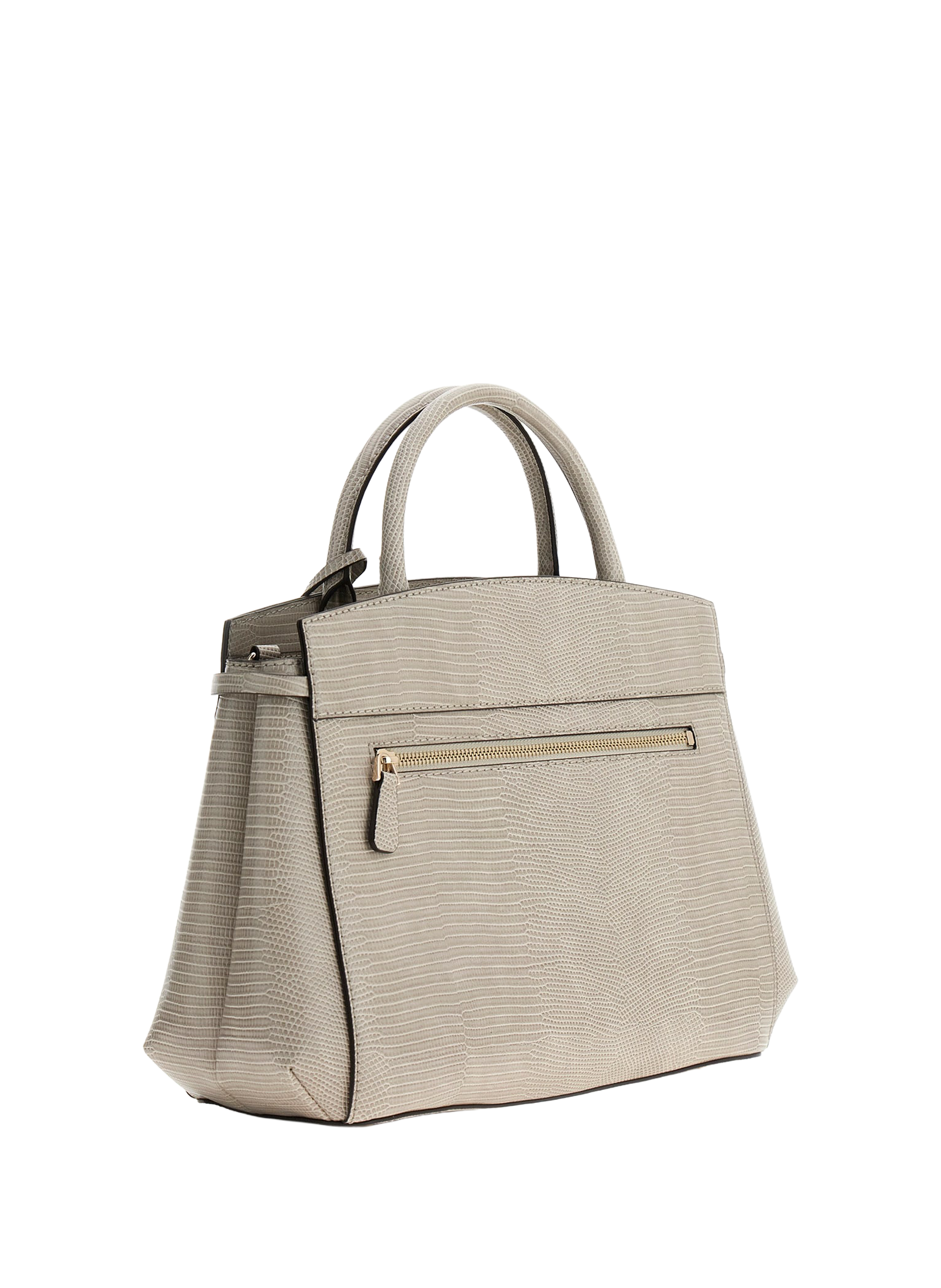 Sac à main grainé Melinda GUESS Beige