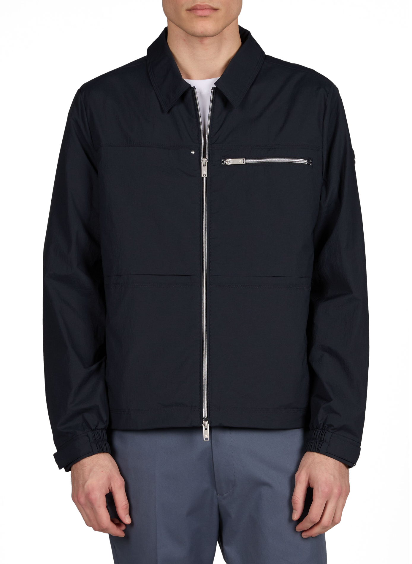 Jacket with classic collar MOOSE KNUCKLES Blue