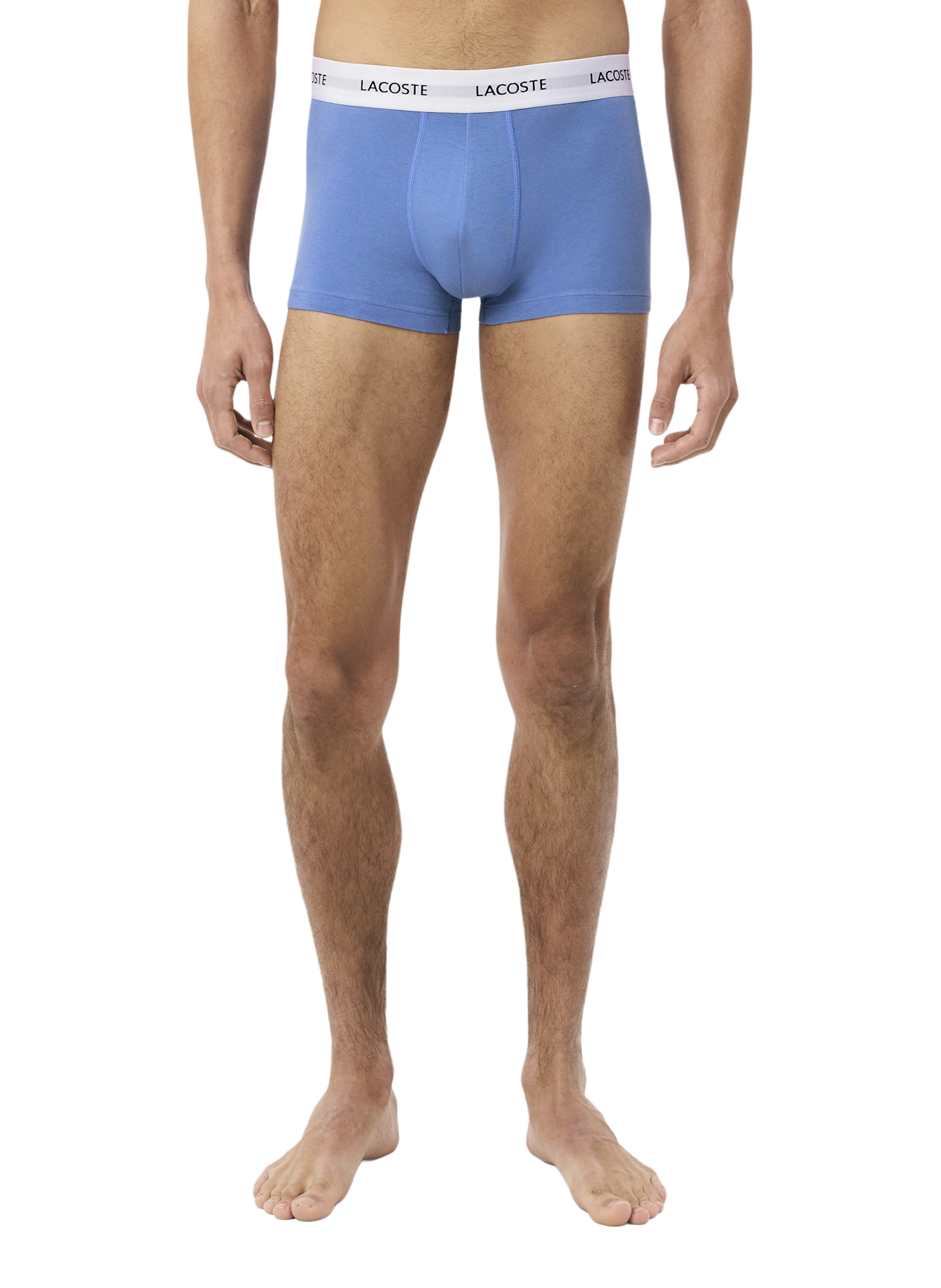 Set of 3 mixed cotton boxer shorts LACOSTE Multicolour