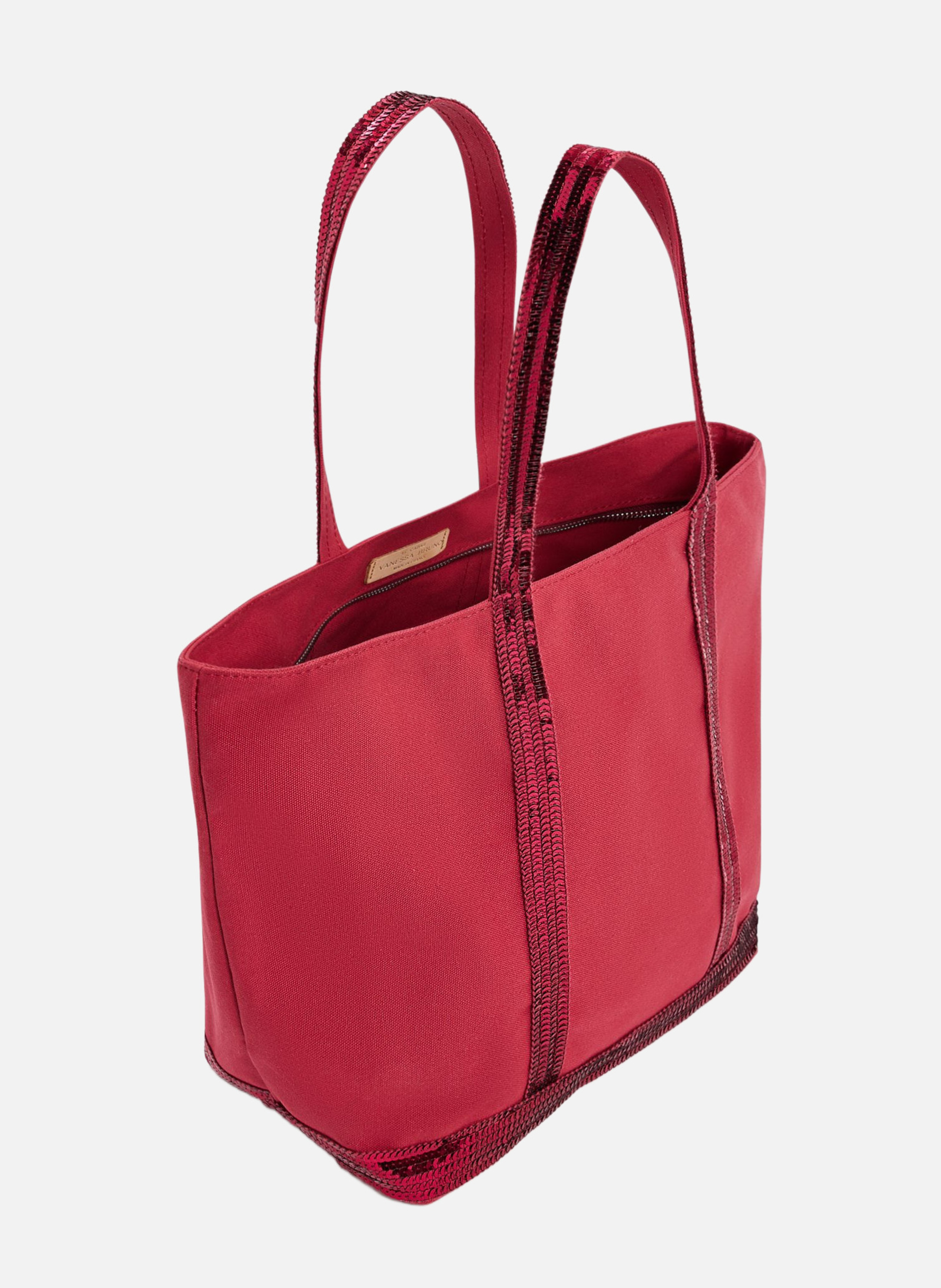 Cabas m zippé en toile VANESSA BRUNO Rose