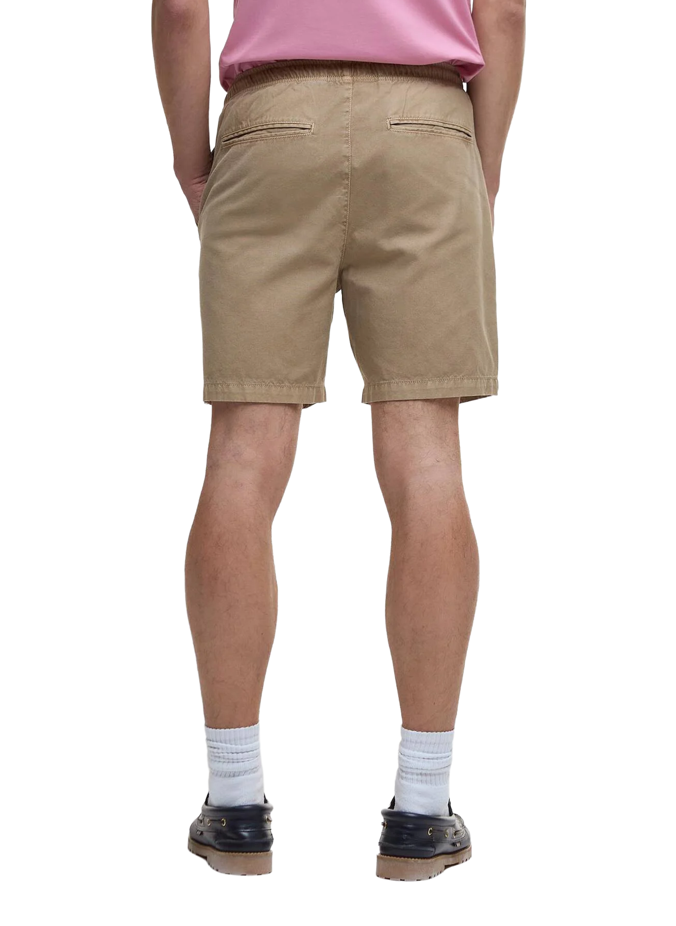 Cotton tie-waist shorts BARBOUR Beige