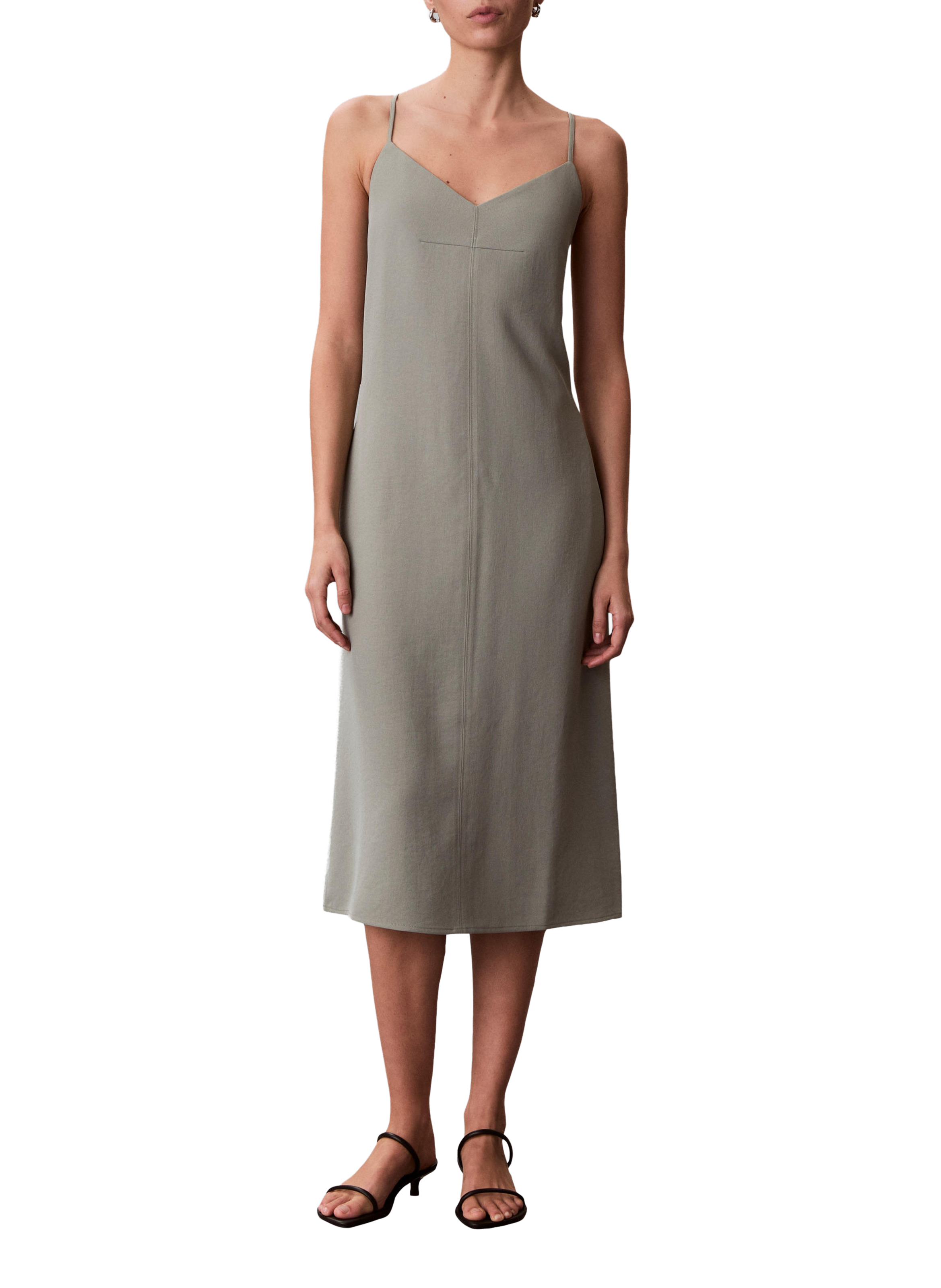 Robe tube mi-longue CALVIN KLEIN Gris