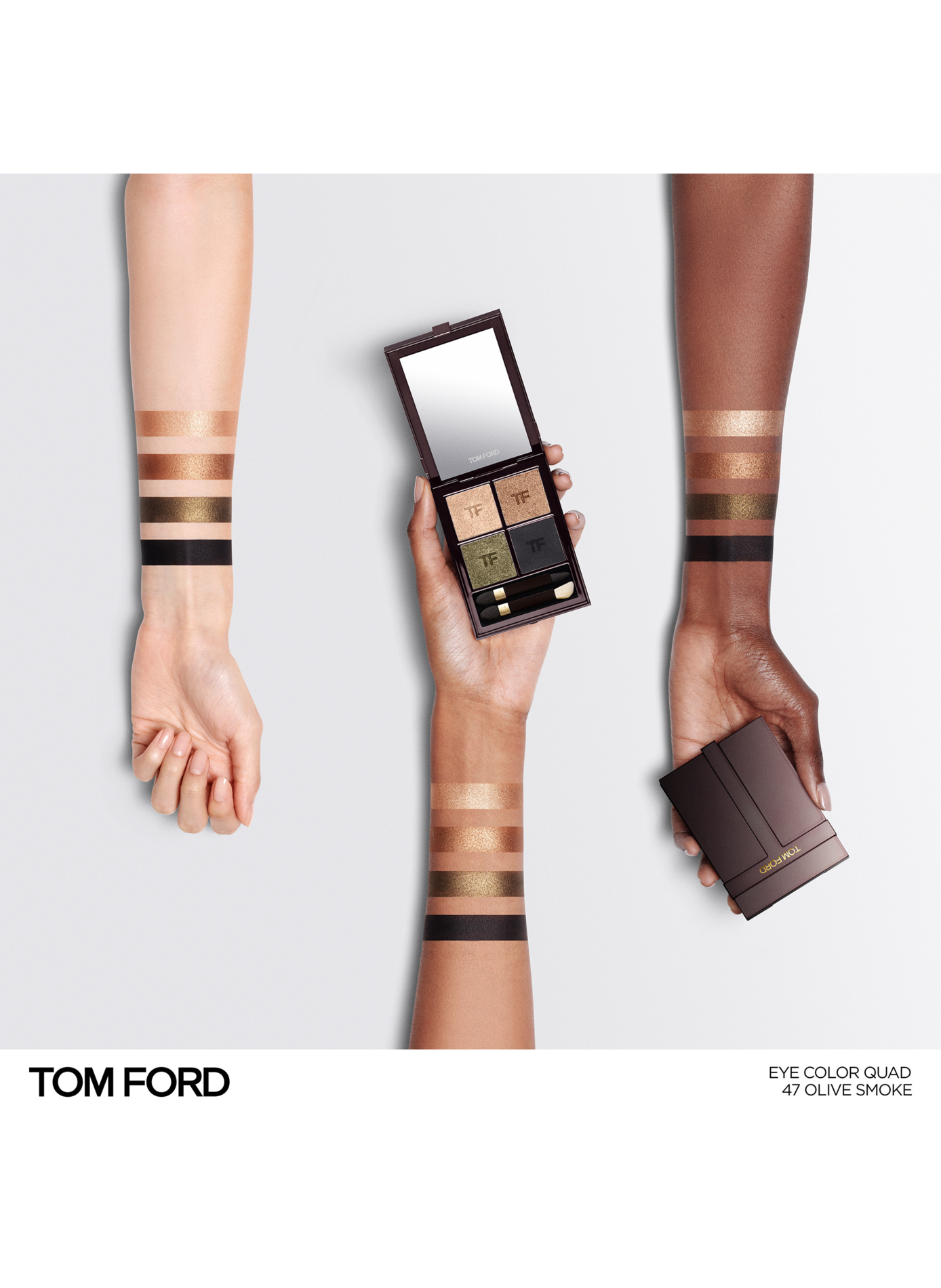 Palette di ombretti in crema TOM FORD 47 - olive smoke