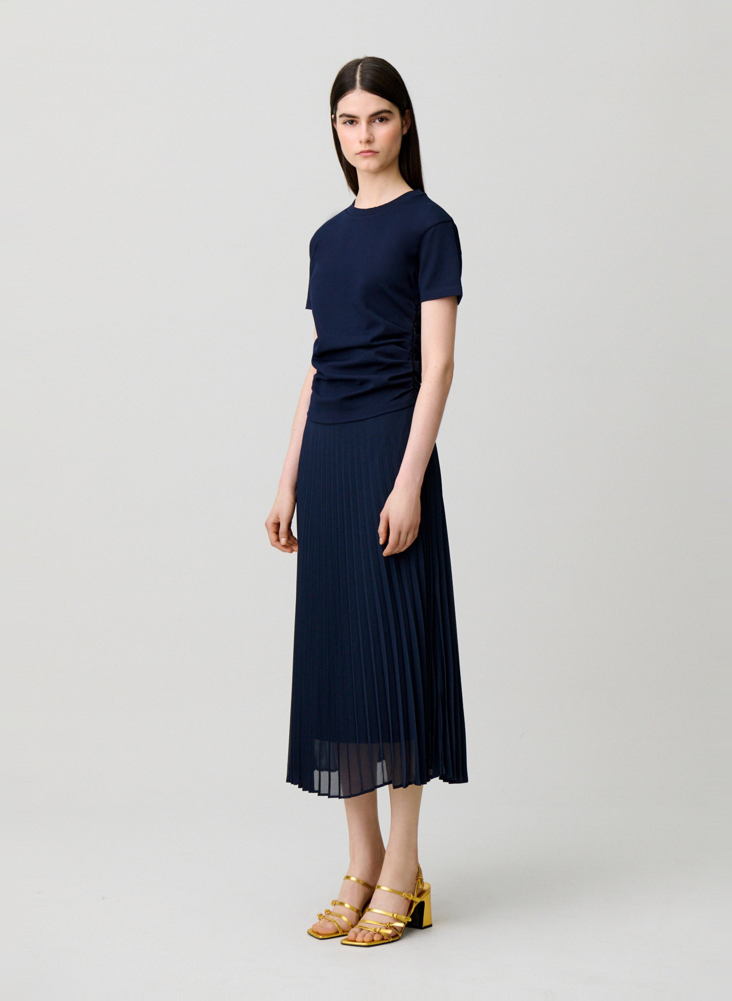 Robe longue évasée CLAUDIE PIERLOT Bleu
