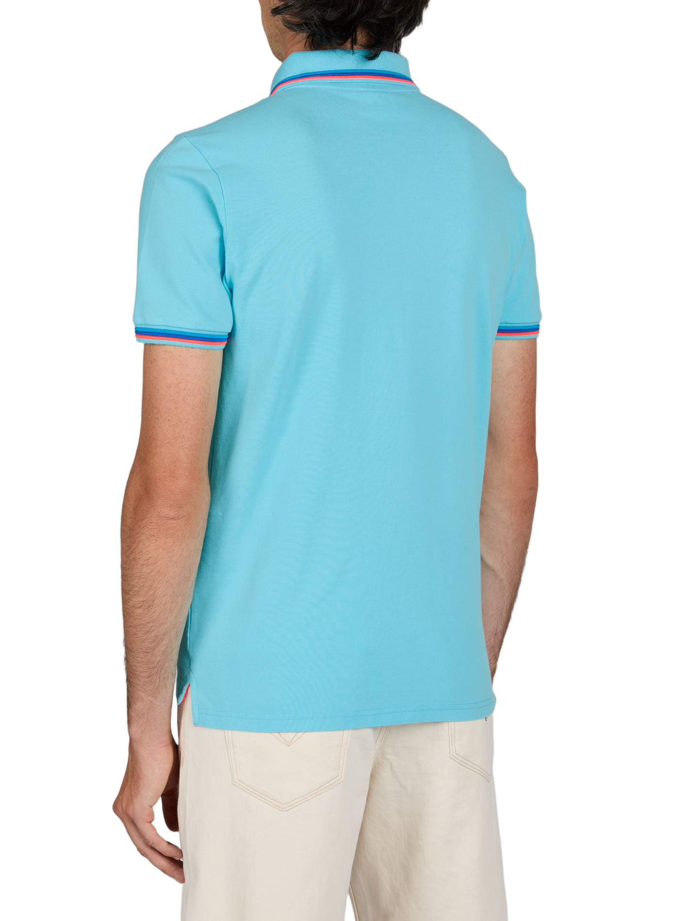 Cotton-blend polo shirt SUNDEK Blue