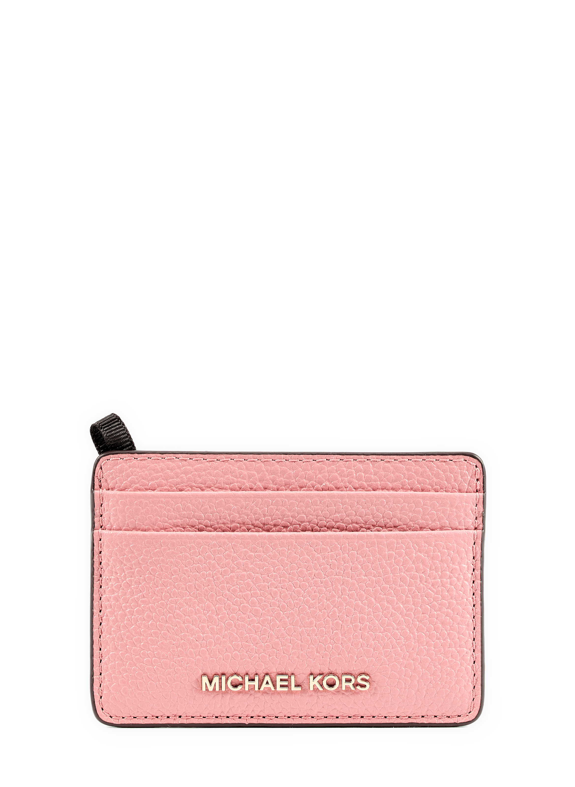 Leather card holder MICHAEL KORS Pink