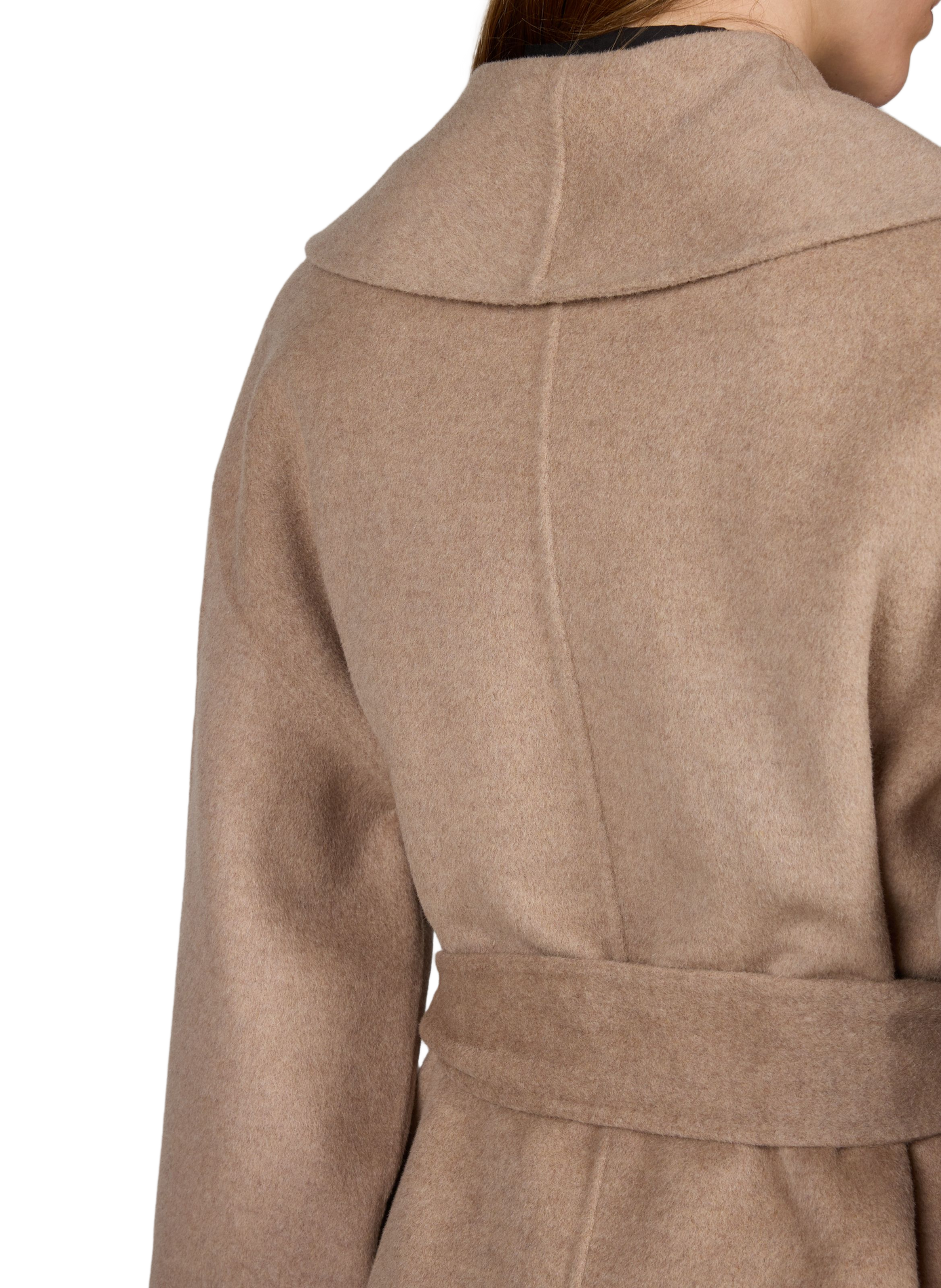 Manteau oversize en laine BY MALENE BIRGER Marron