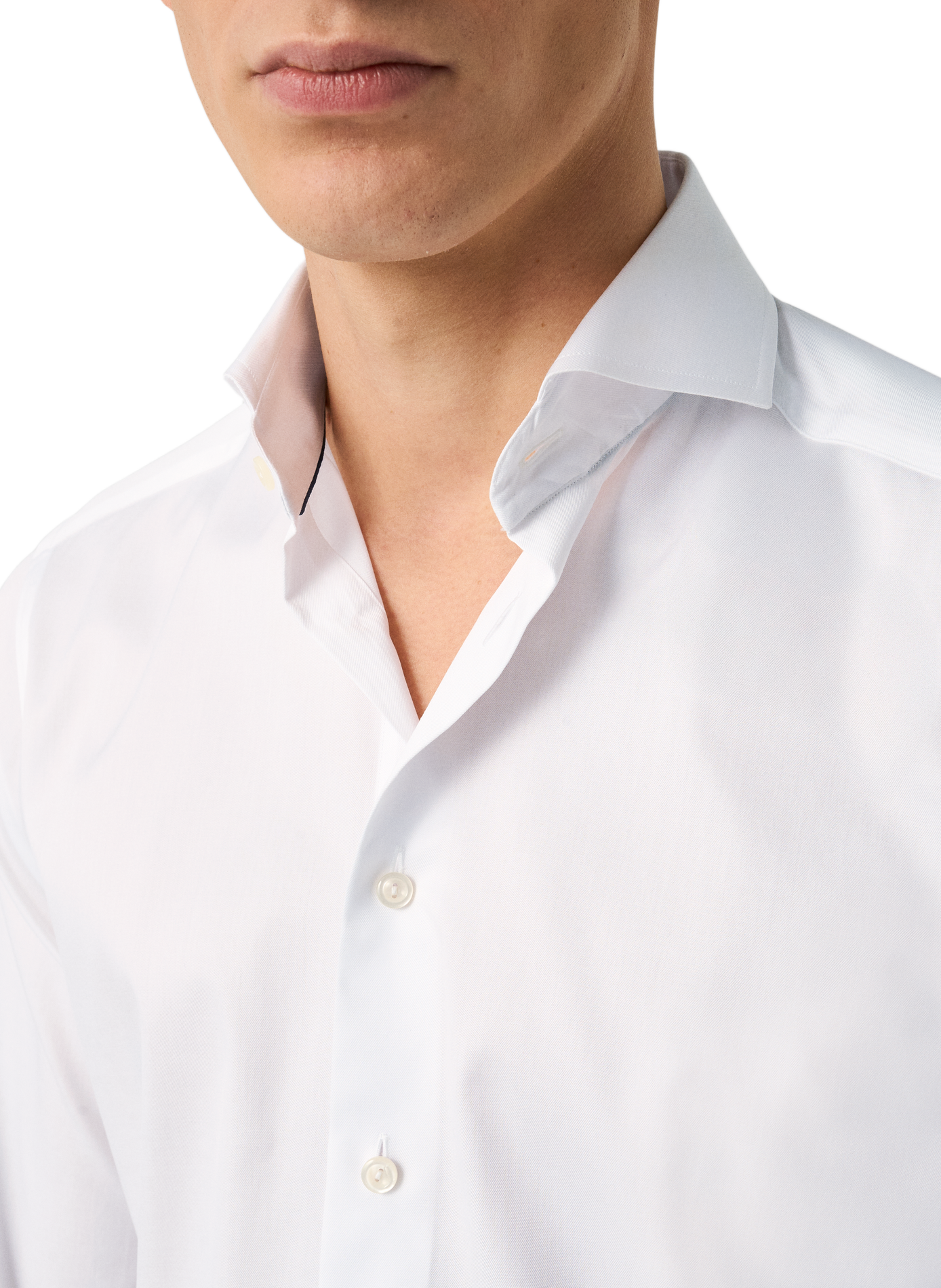 Fitted cotton Shirt ETON White