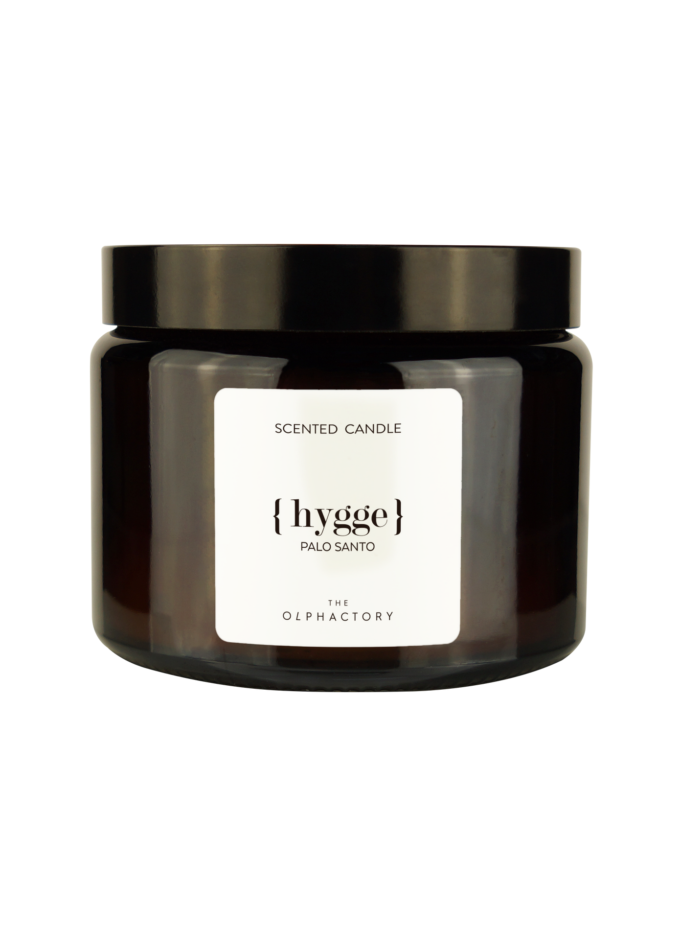 Bougie parfumée Palo Santo 360g OLPHACTORY Marron
