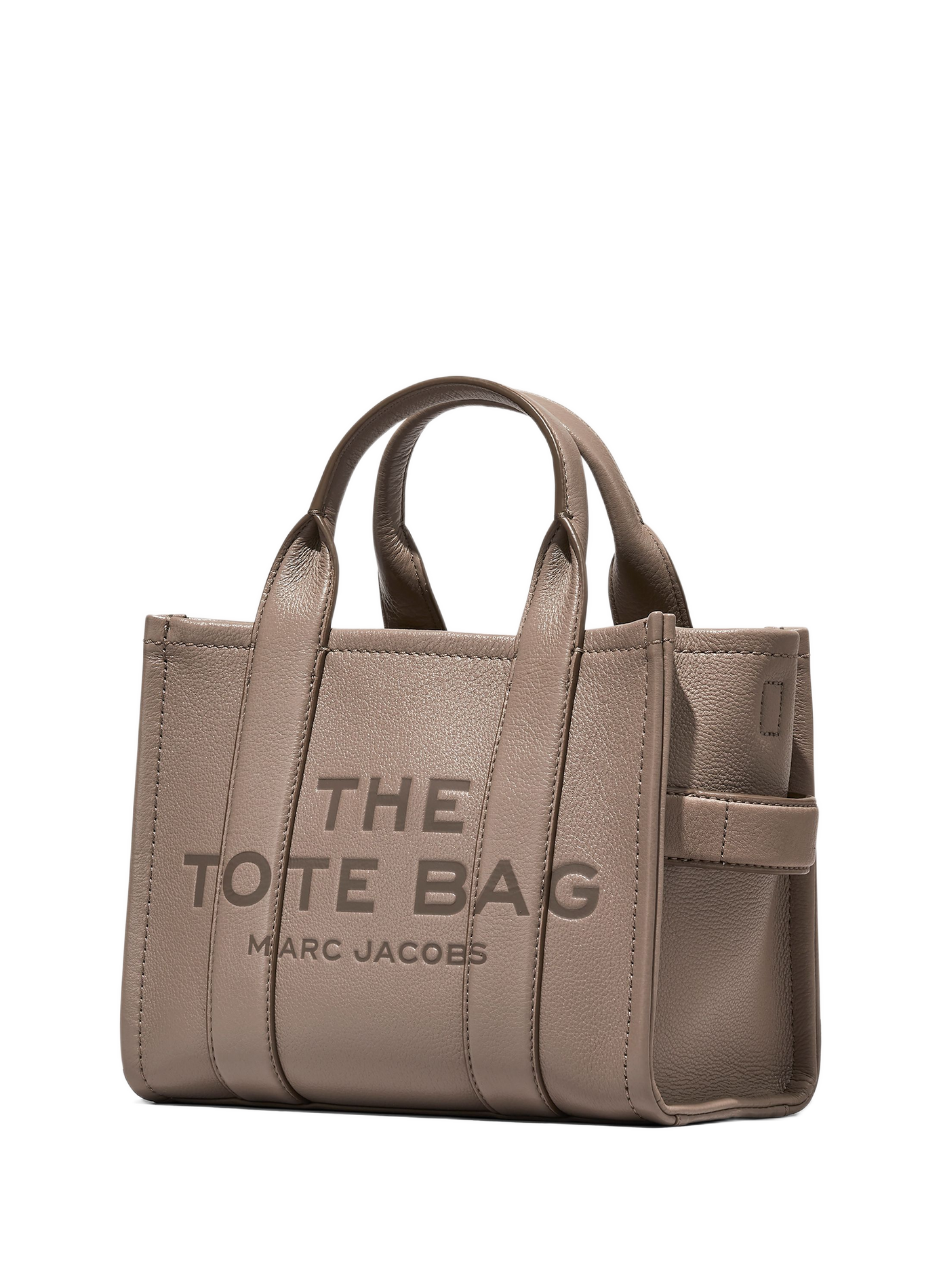 The Tote mini leather tote bag MARC JACOBS Grey