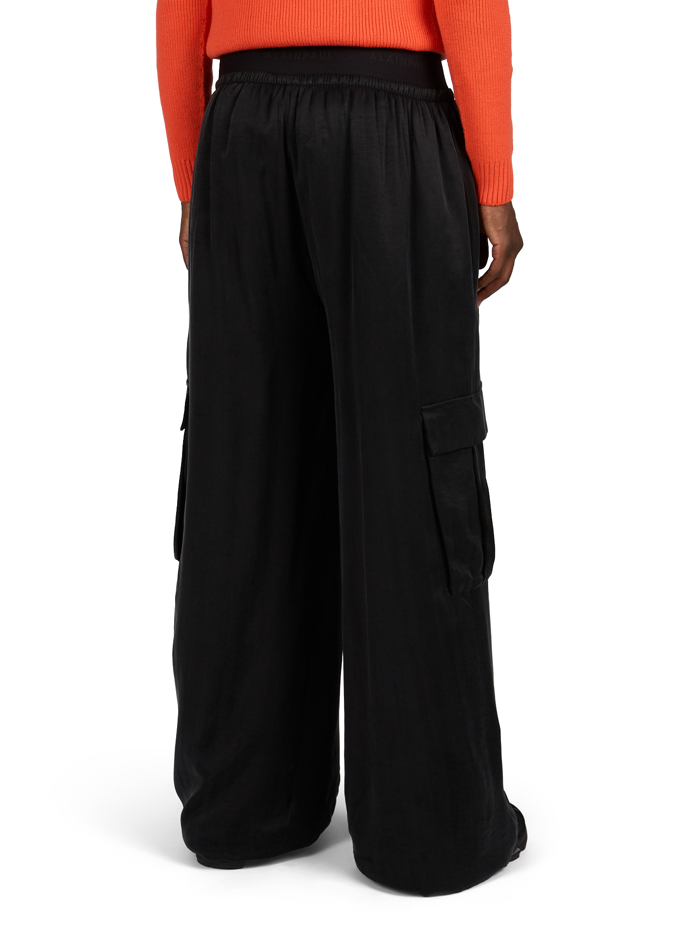 Wide cargo pants ALAINPAUL Black