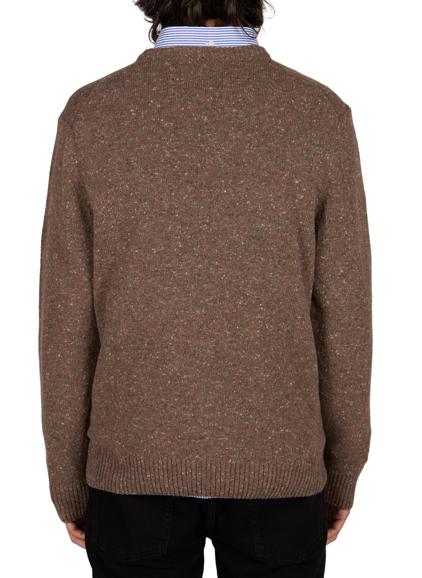 Pull droit en laine mélangée GANT Marron