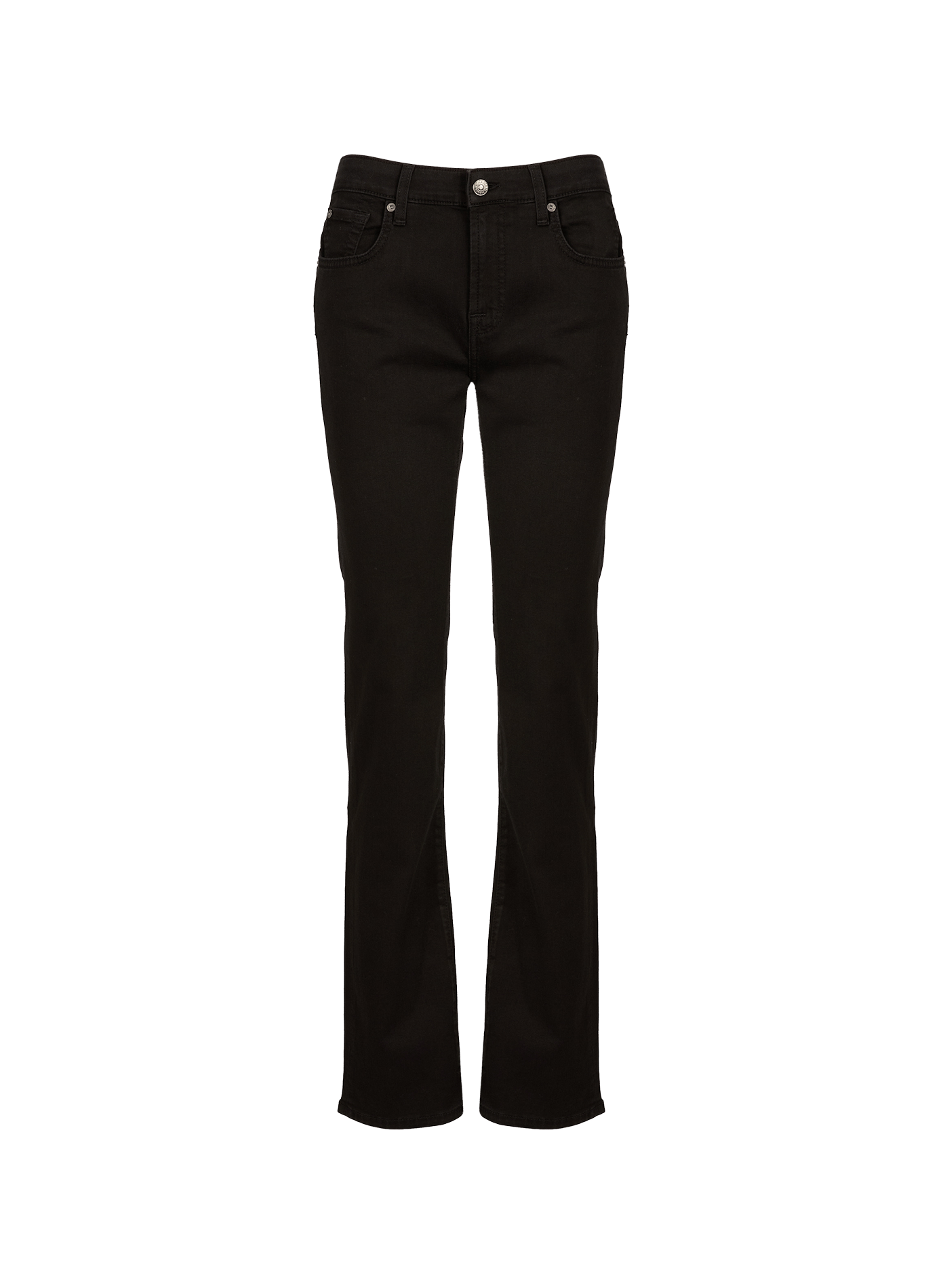 Gerader Jeans aus Baumwollmischung 7 FOR ALL MANKIND Schwarz