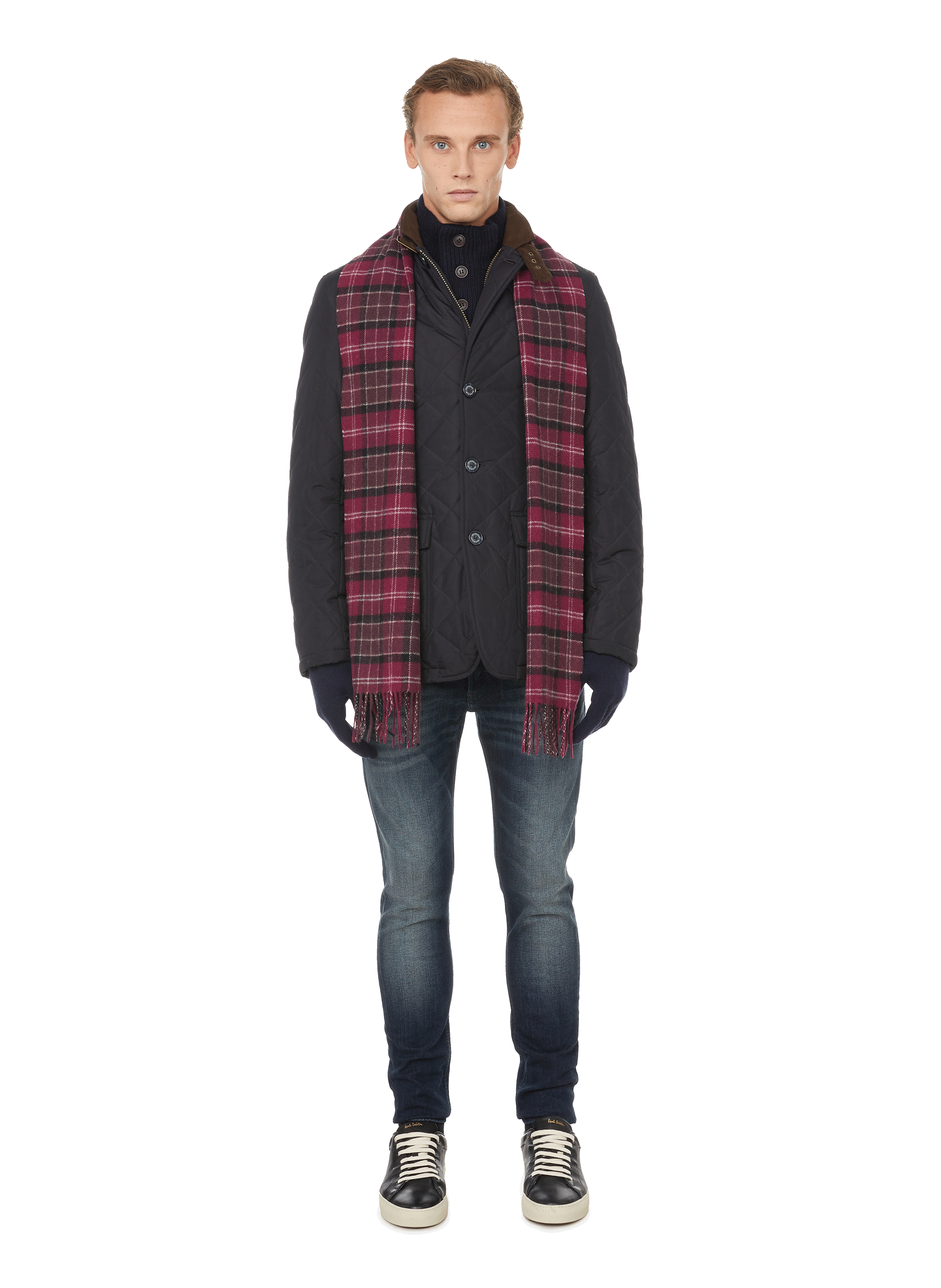 BARBOUR Lutz quilted jacket Brown