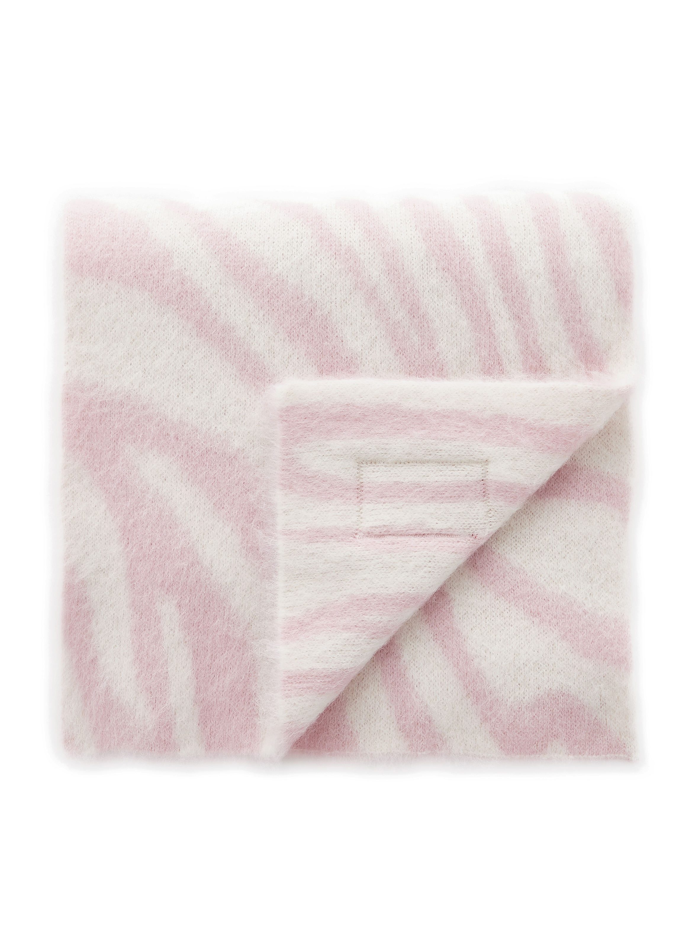 Echarpe Zebra en alpaga et laine mélangés