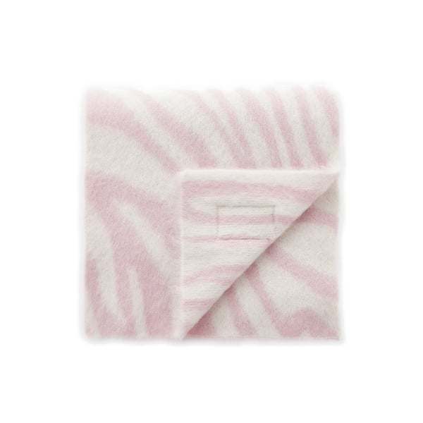 Echarpe Zebra en alpaga et laine mélangés