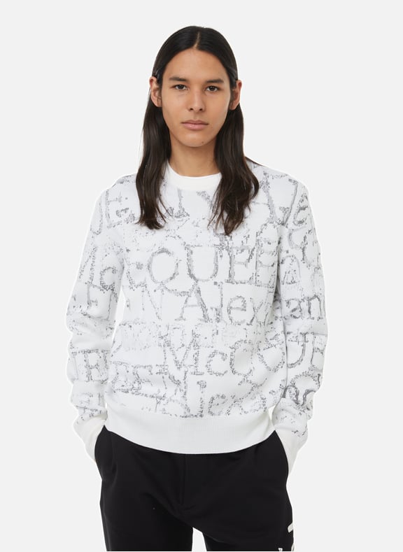 WOOL JUMPER ALEXANDER MCQUEEN for MEN Printemps