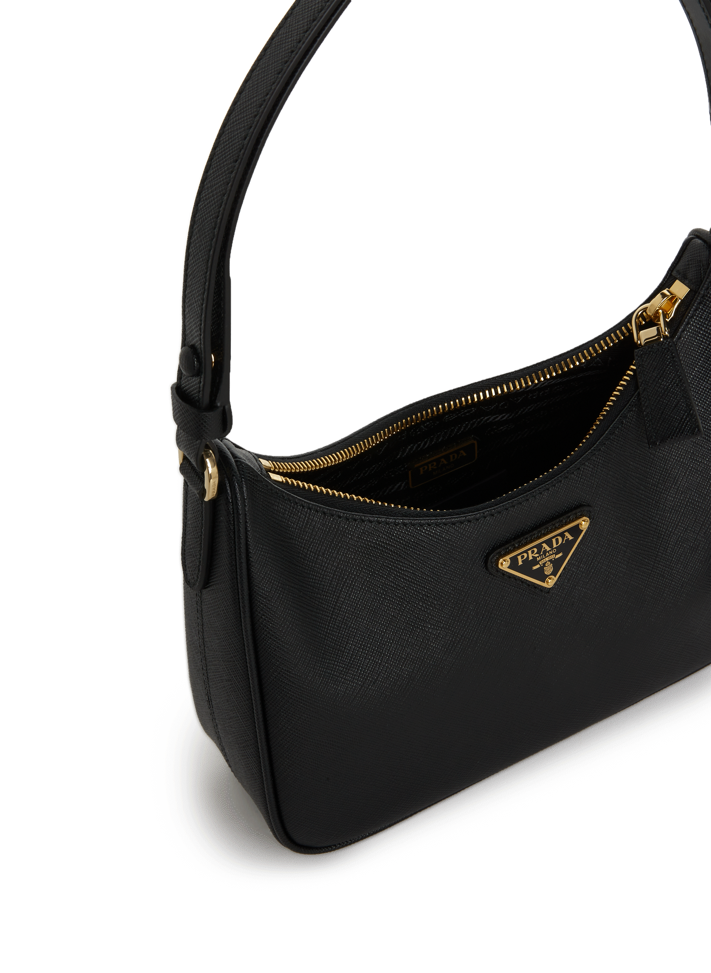 Saffiano leather mini bag PRADA Black