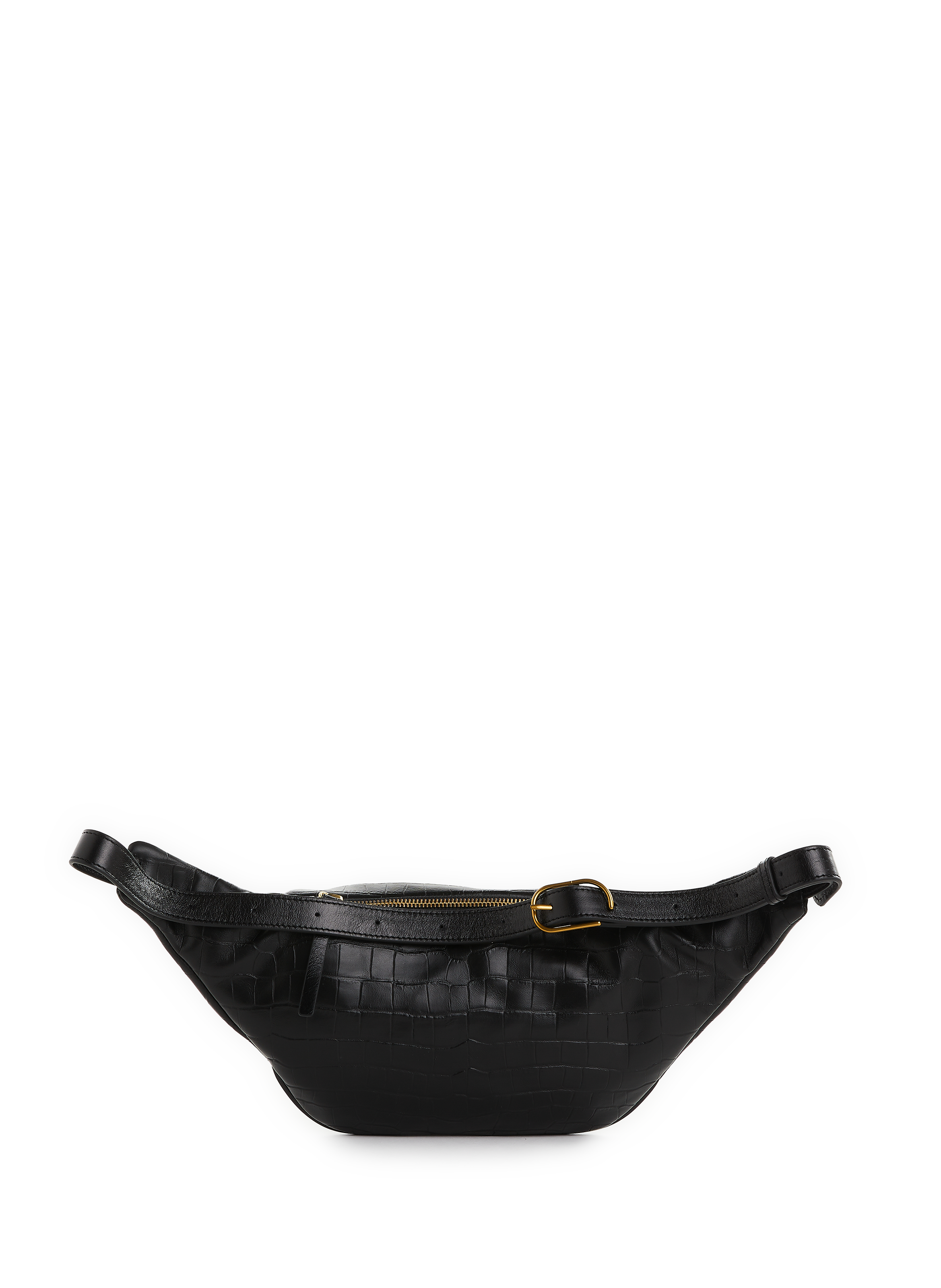 Sac banane Tracy en cuir NAT &amp; NIN Noir