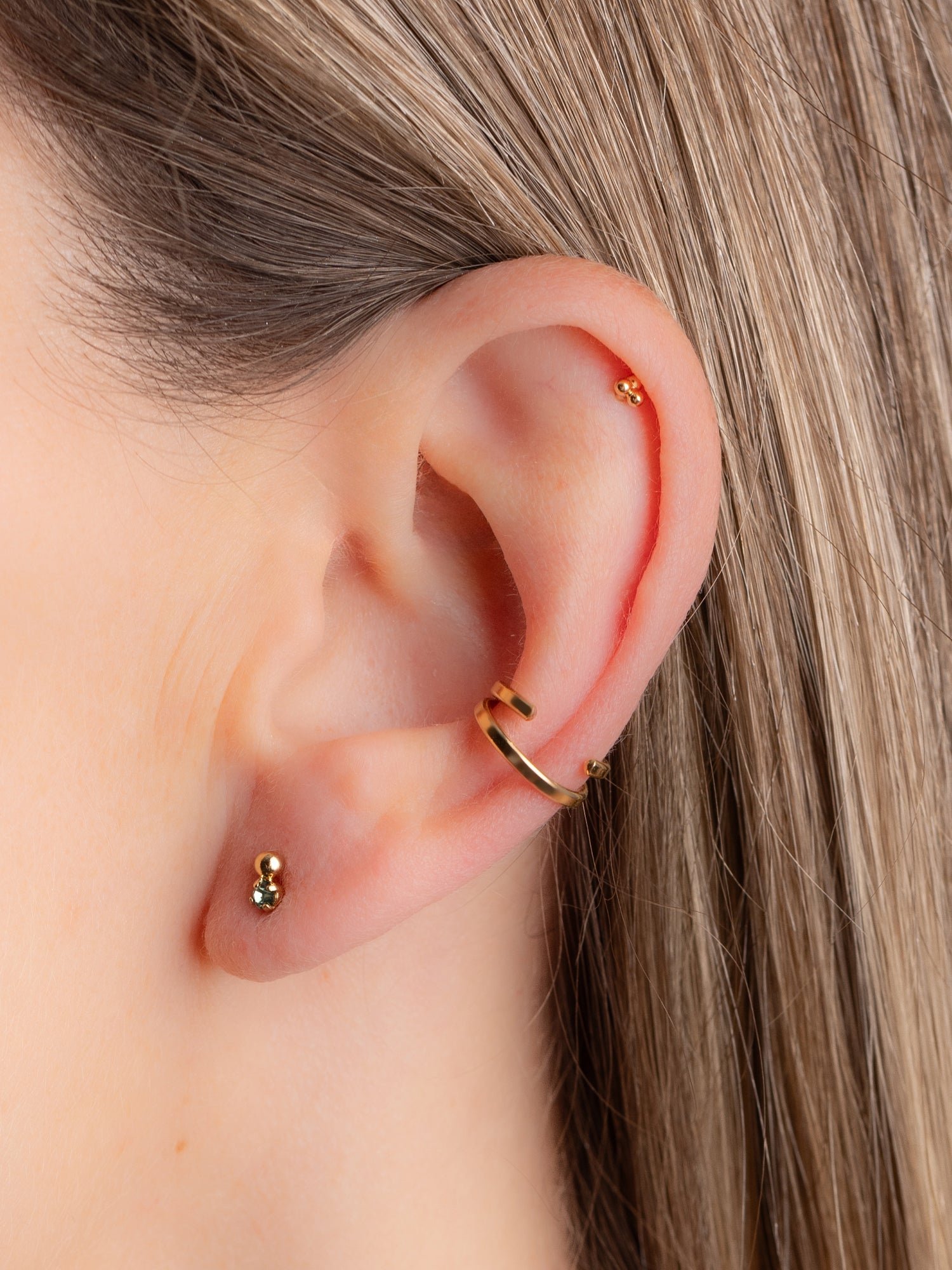 Paire de boucles d'oreilles billy APRIL PLEASE Doré