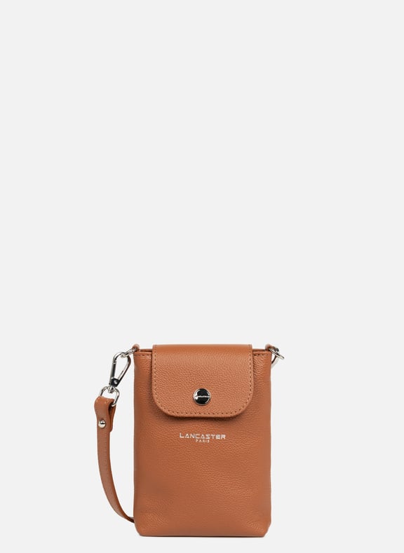 Pochette smartphone - milano bao Marron by LANCASTER LANCASTER Pochette smartphone - milano bao Marron