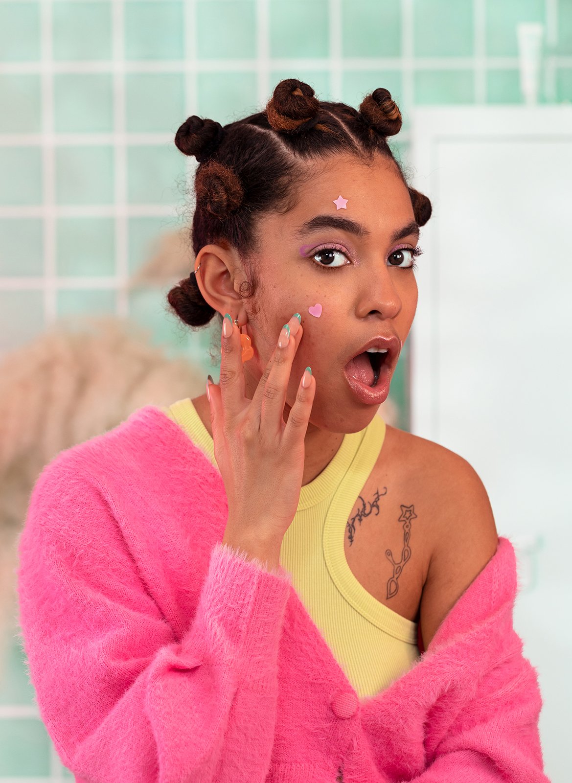 Patchs boutons MERCI HANDY No color