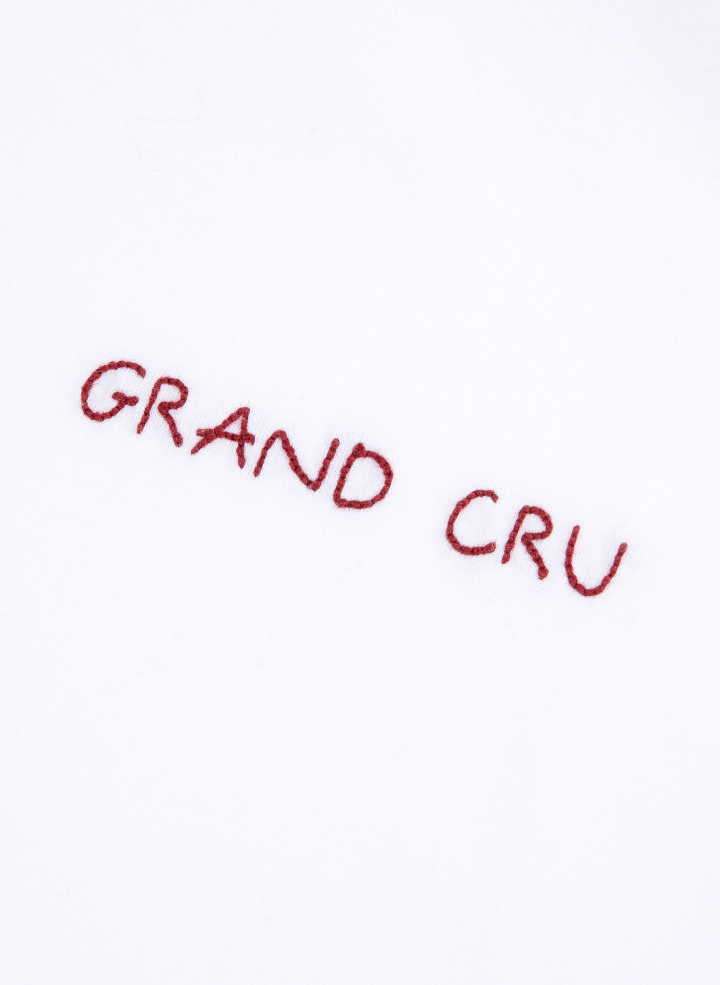 T-shirt brodé en coton biologique MAISON LABICHE Blanc