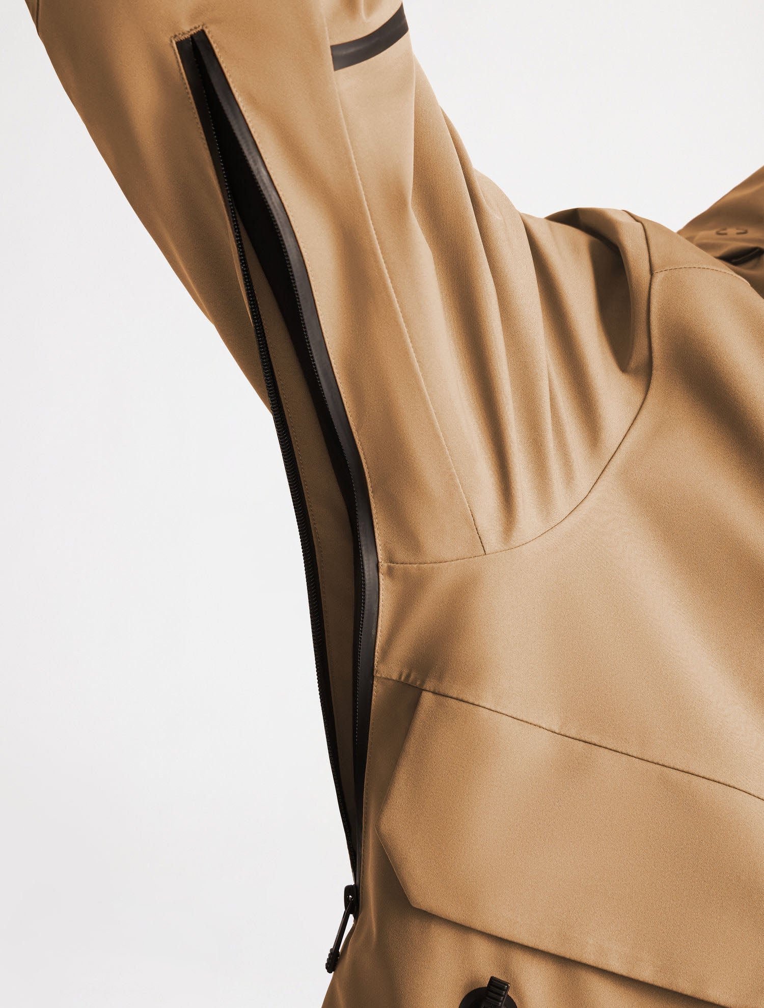 Veste de ski john col capuche coupe regular FUSALP Beige