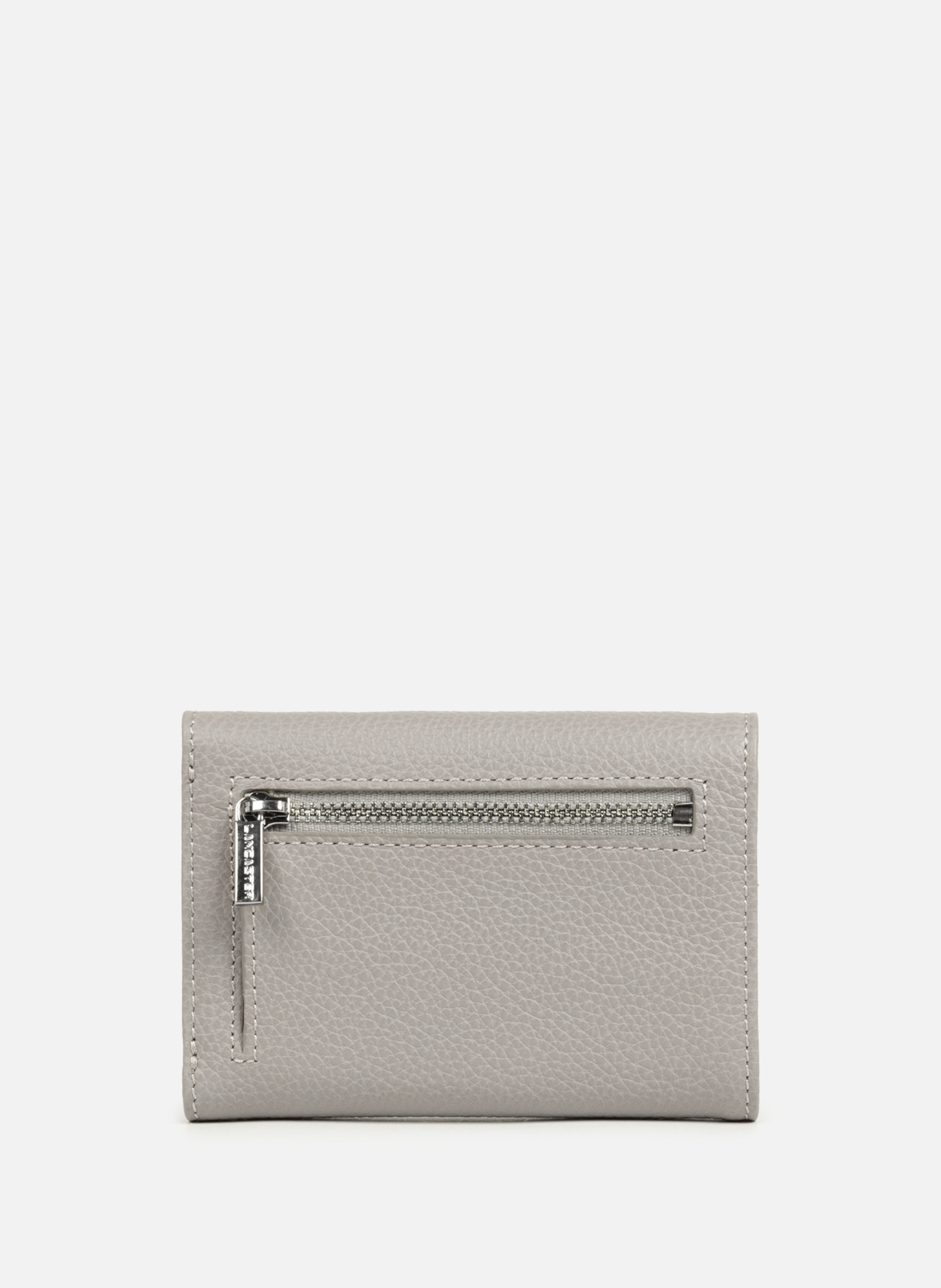 Card holder - Foulonné PM LANCASTER Grey