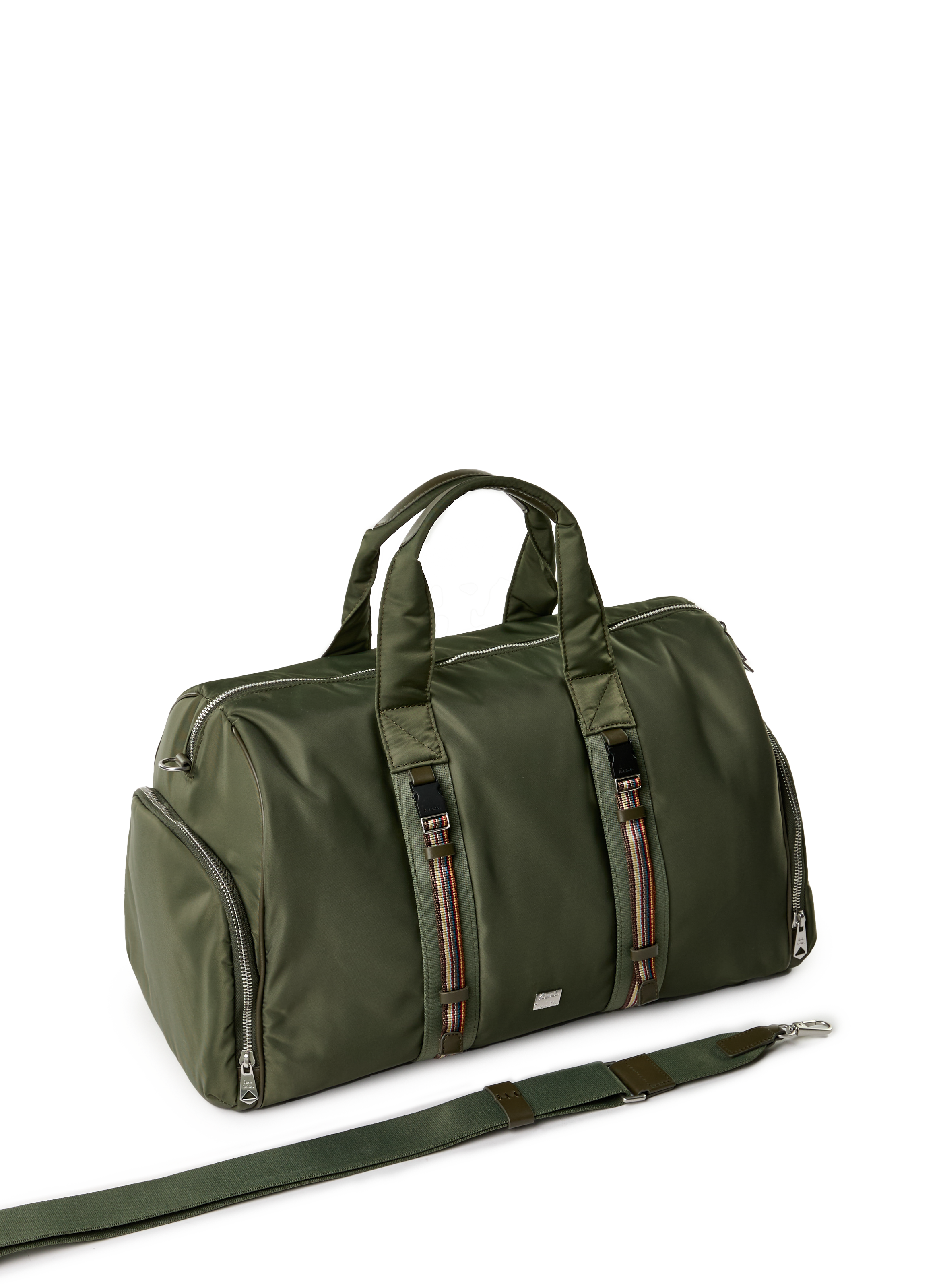 Nylon travel bag PAUL SMITH Khaki